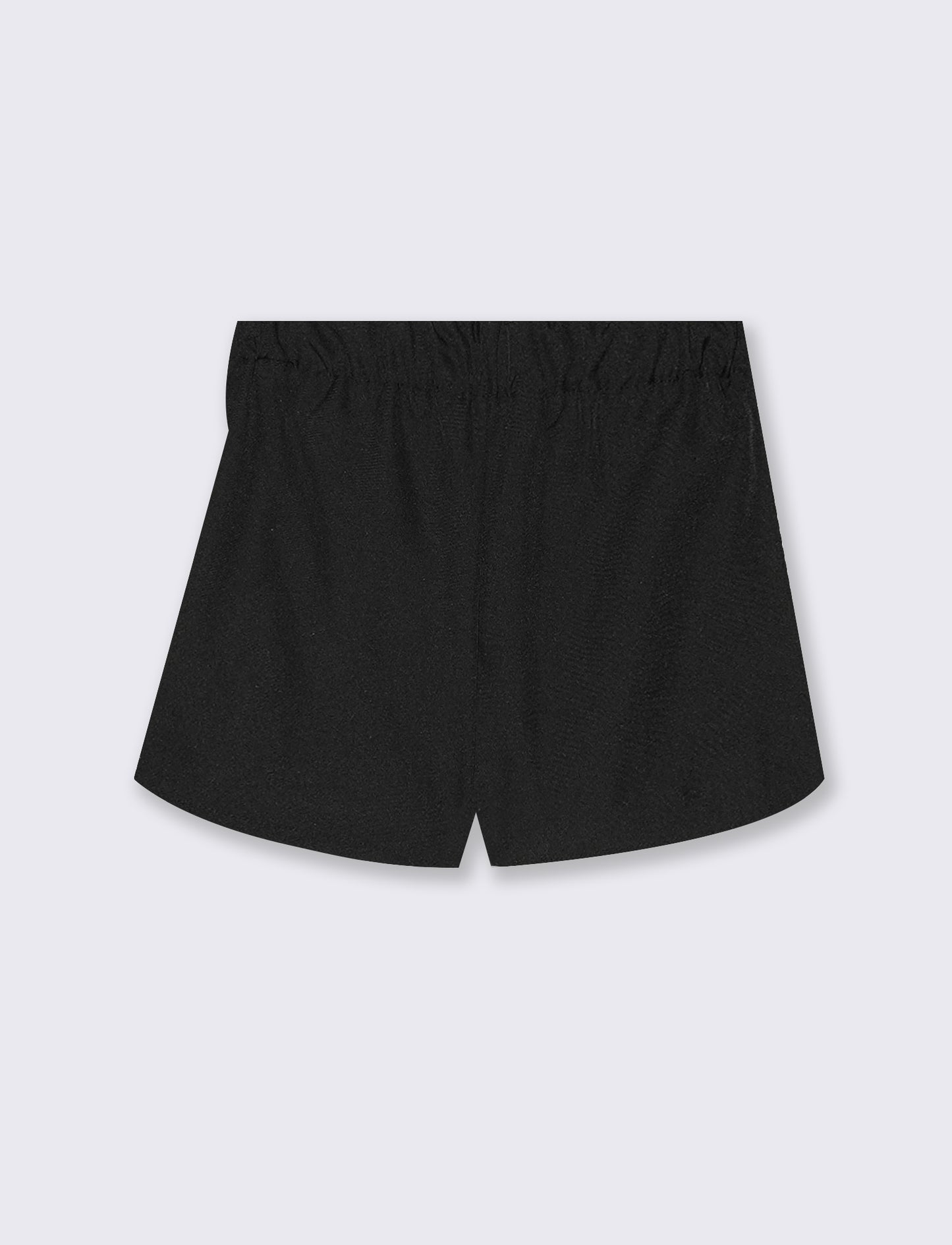 Short finta gonna elegante con accessorio - Nero