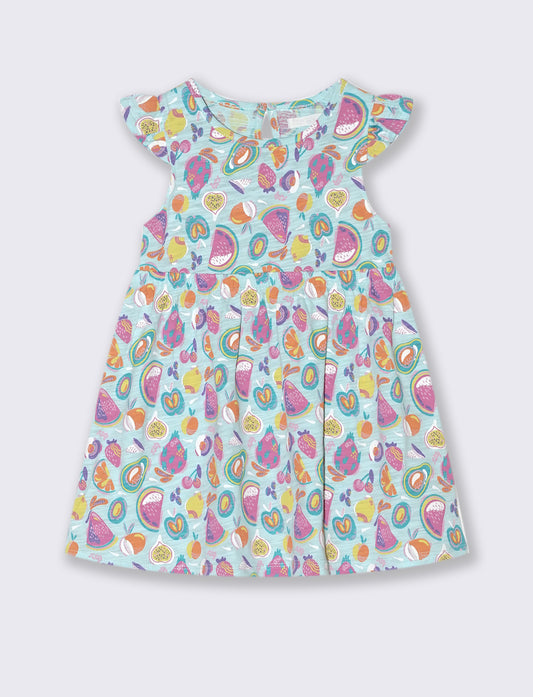 Abito a fantasia da neonata - Turchese