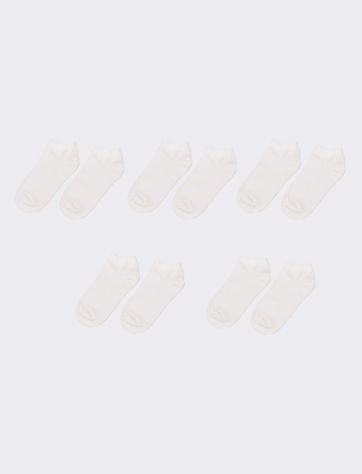 Calzini short 5 paia - Bianco