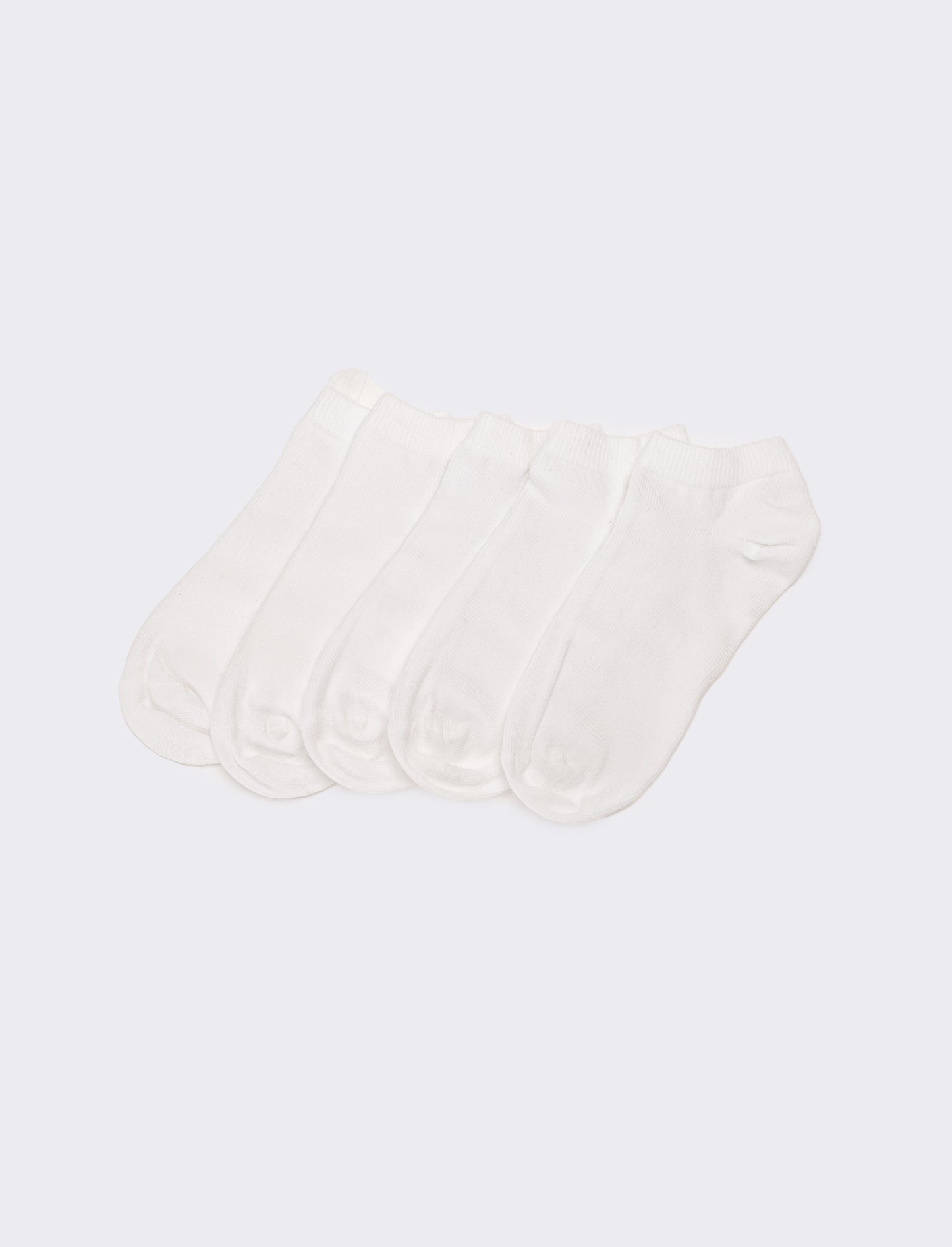 Calzini short 5 paia - Bianco