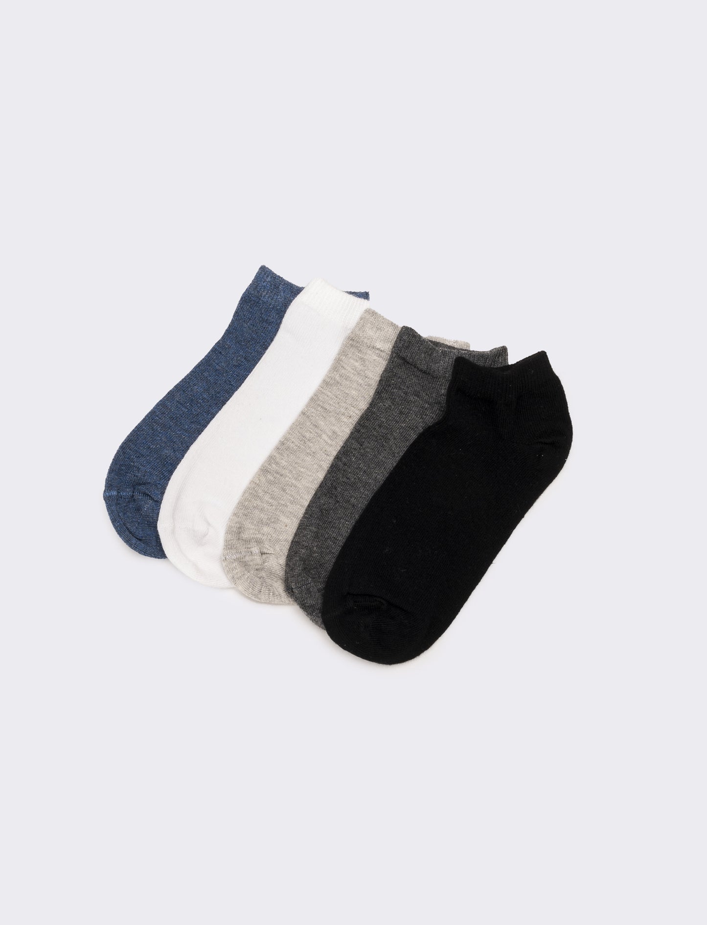 Calzini short 5 paia - Grigio