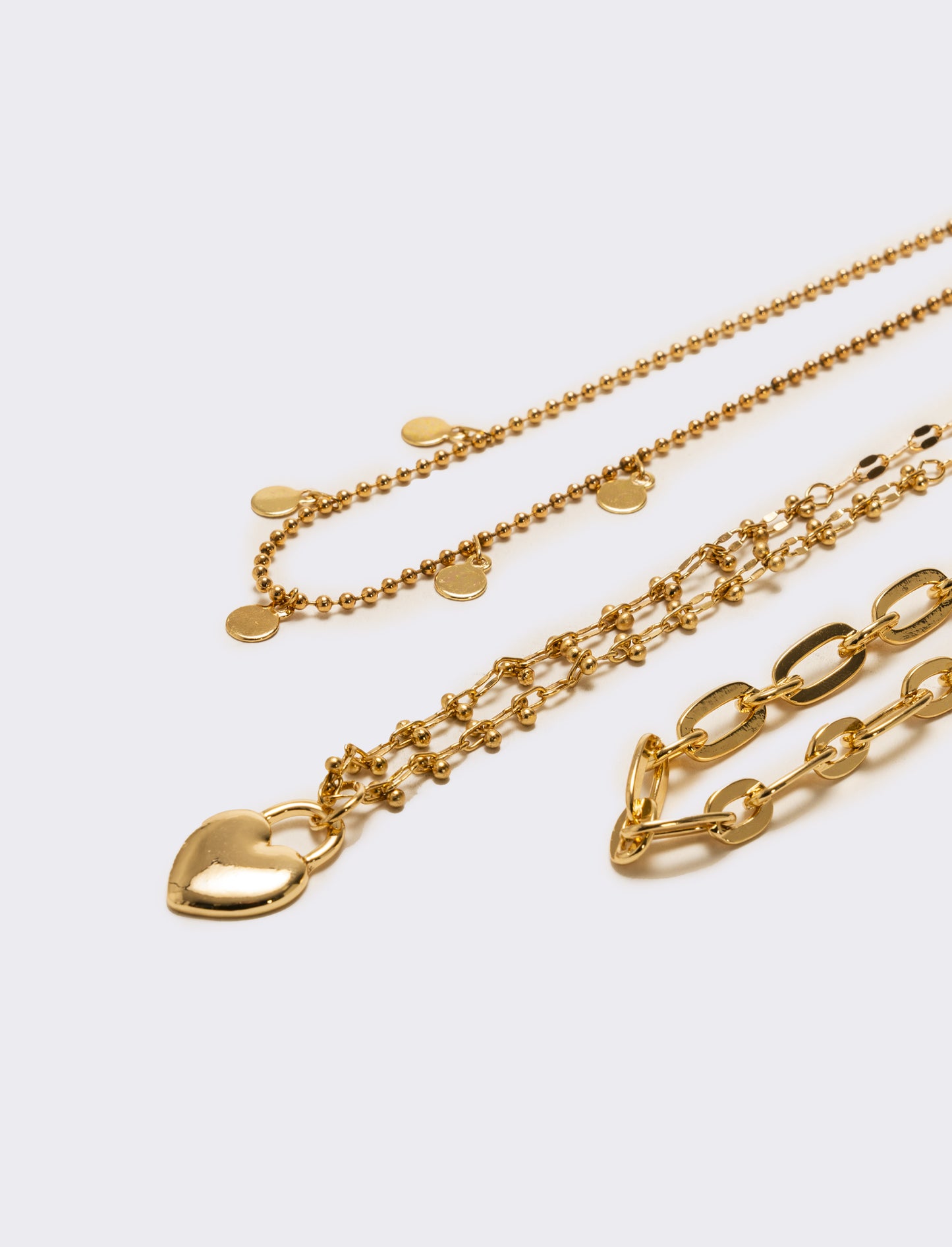 Collana donna 3 fili diversi - Oro