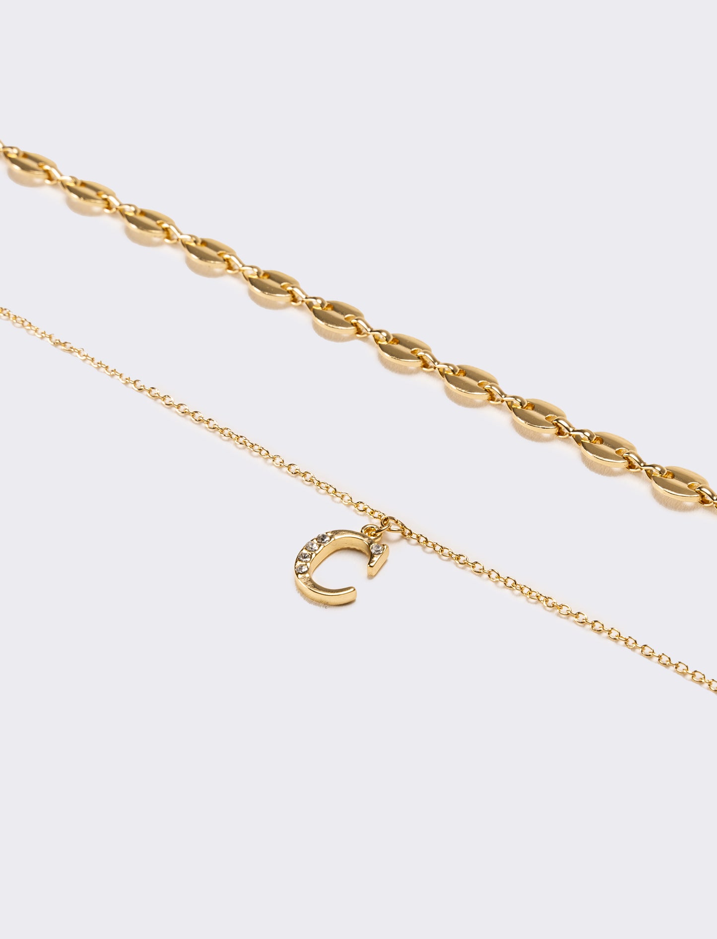 Collana donna con lettera iniziale - var 2