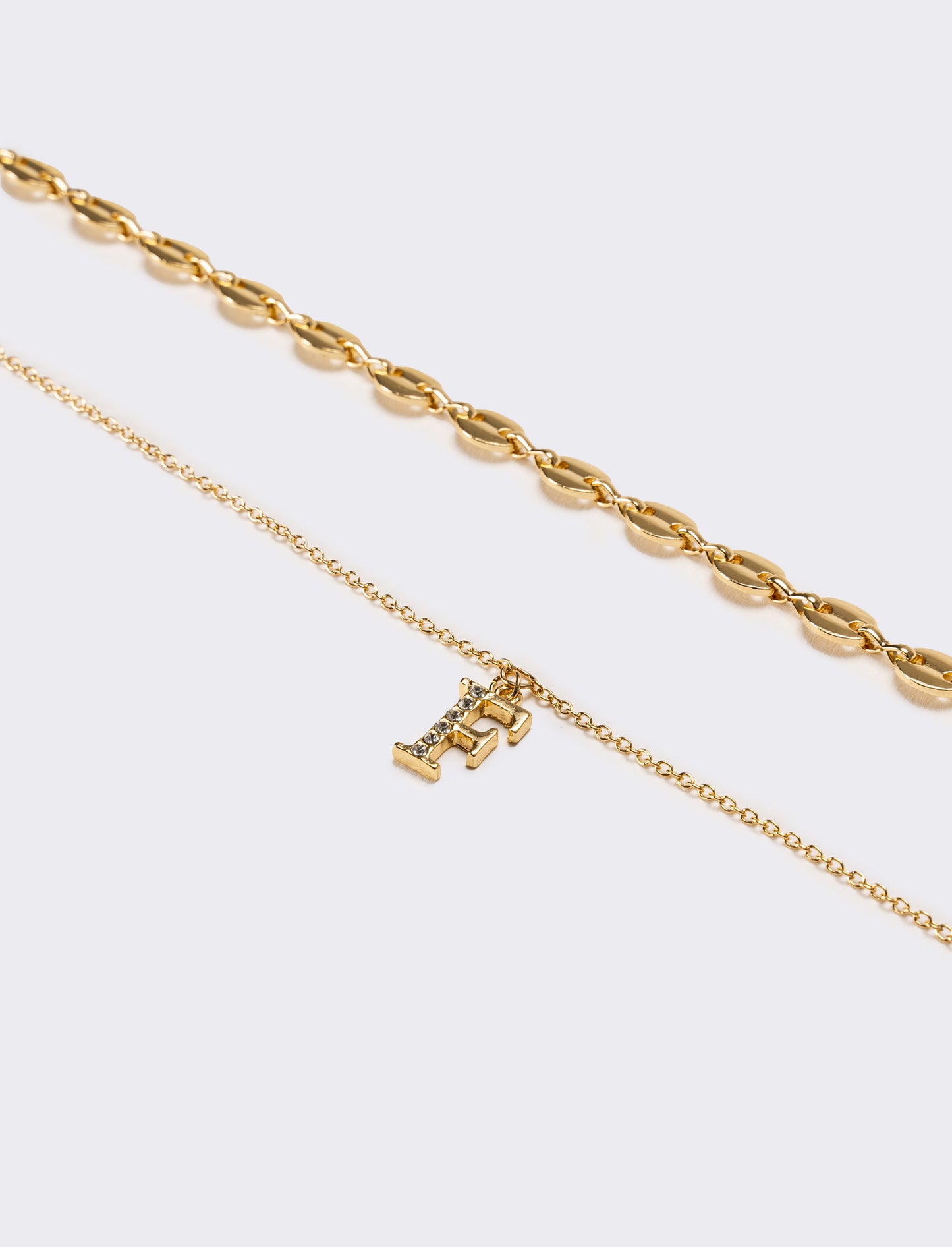 Collana donna con lettera iniziale - var 3