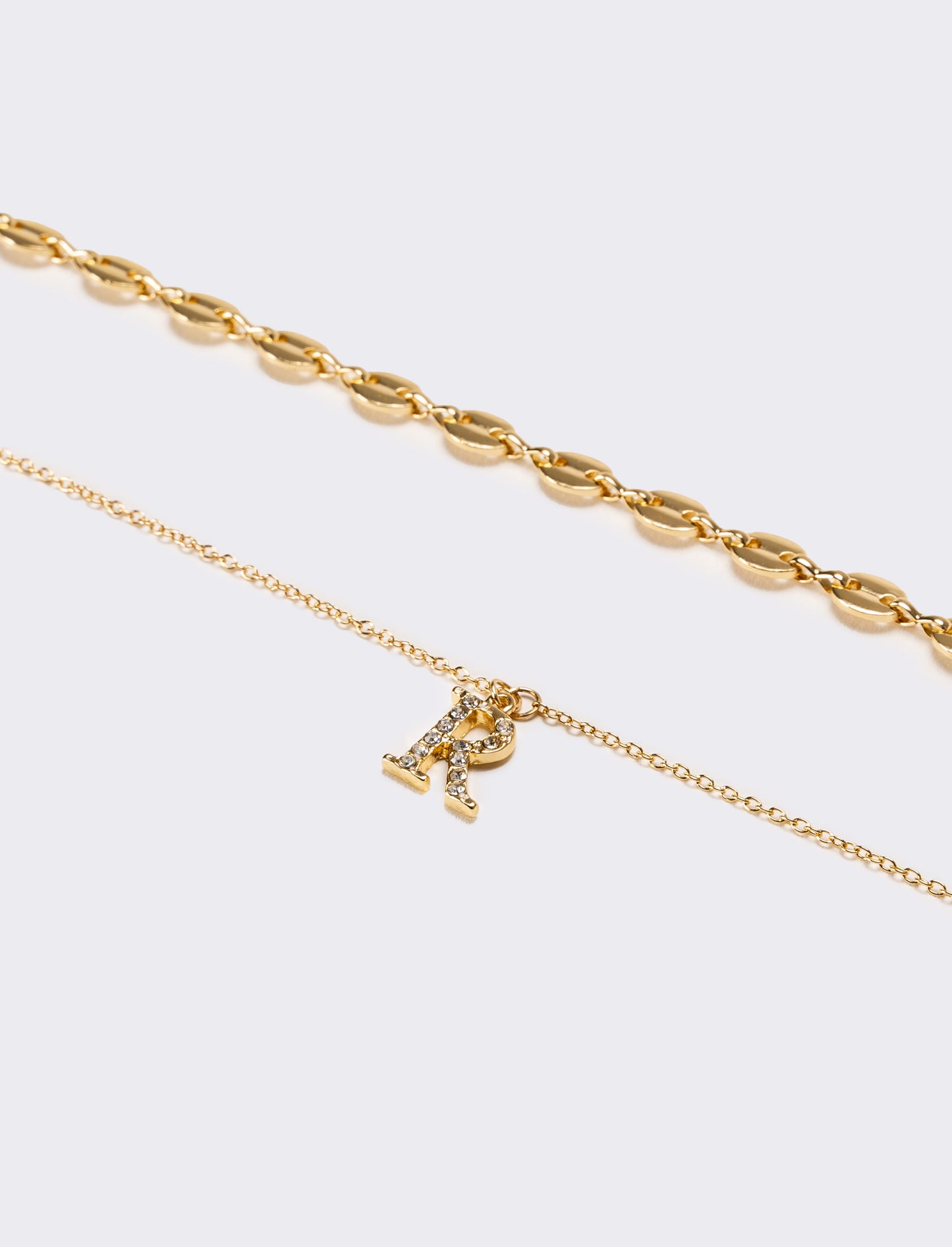 Collana donna con lettera iniziale - Var 6