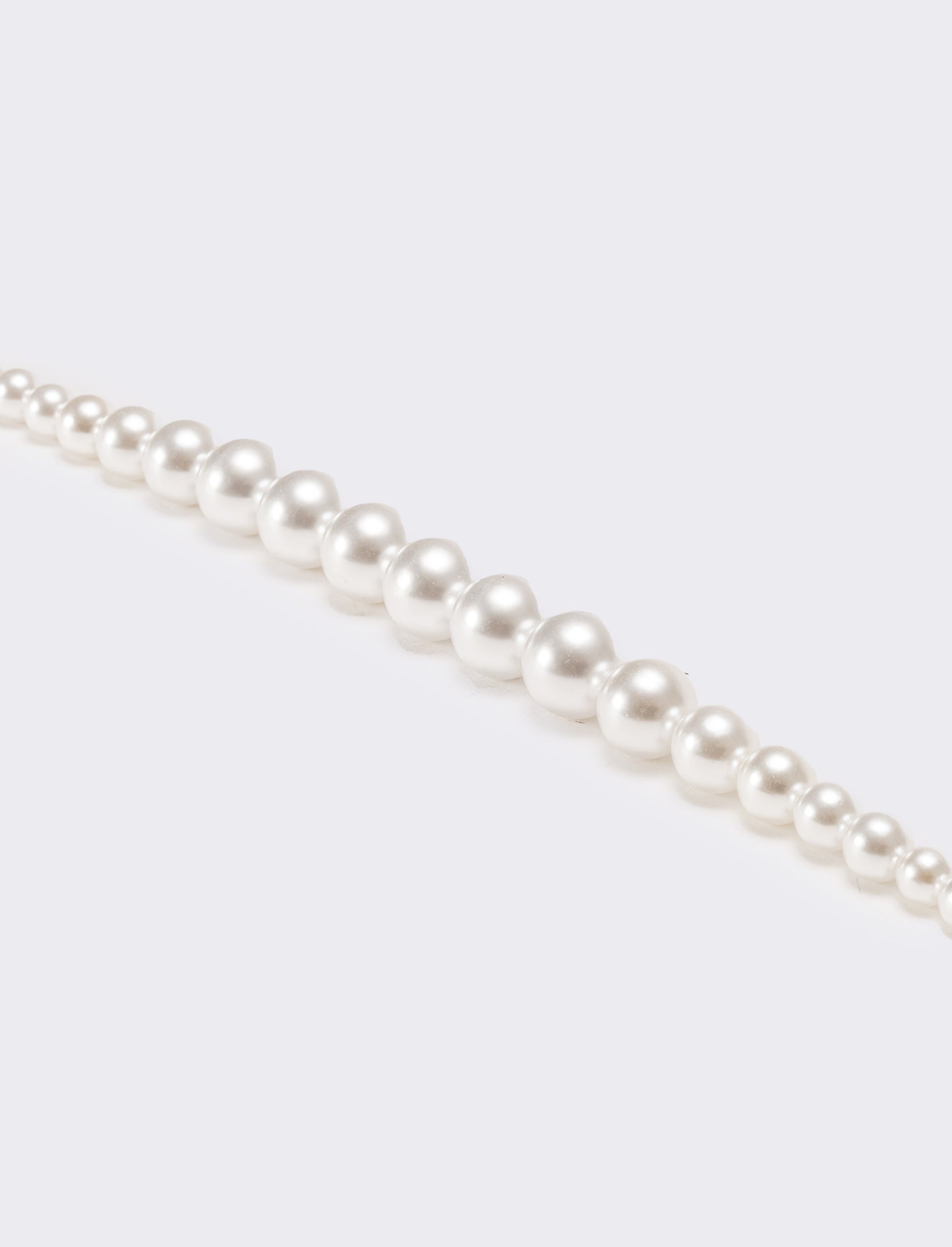 Collana donna con perle degrade - Bianco natural
