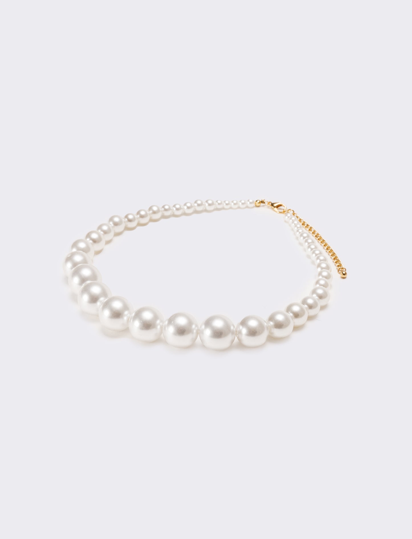 Collana donna con perle degrade - Bianco natural