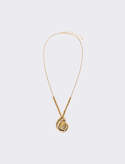 Collana donna con conchiglia - Oro