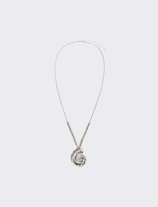 Collana donna con conchiglia - Argento