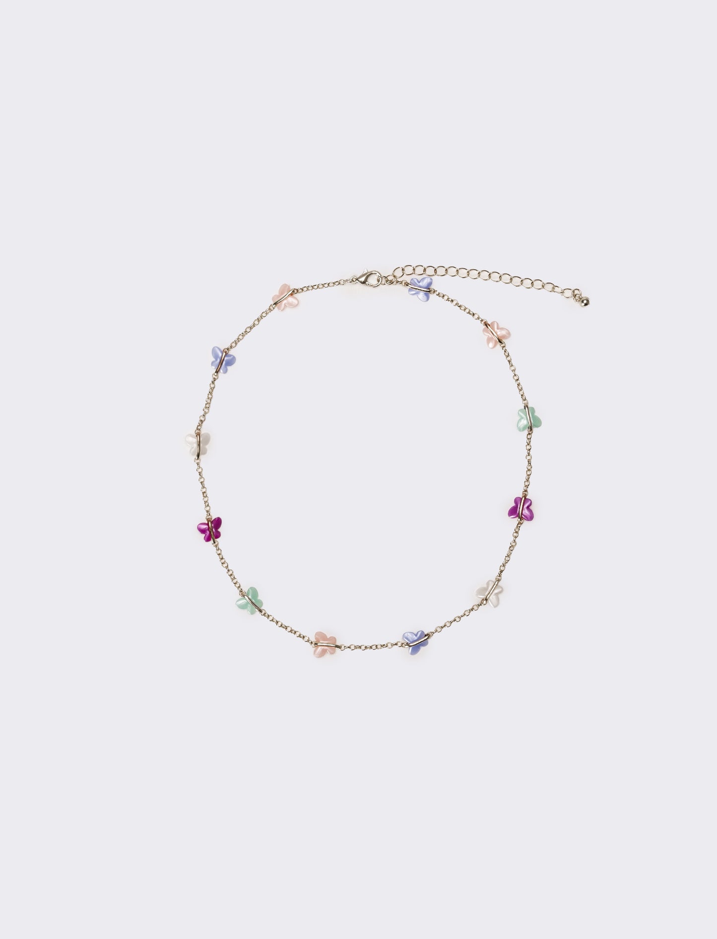 Collana donna con farfalle - Argento