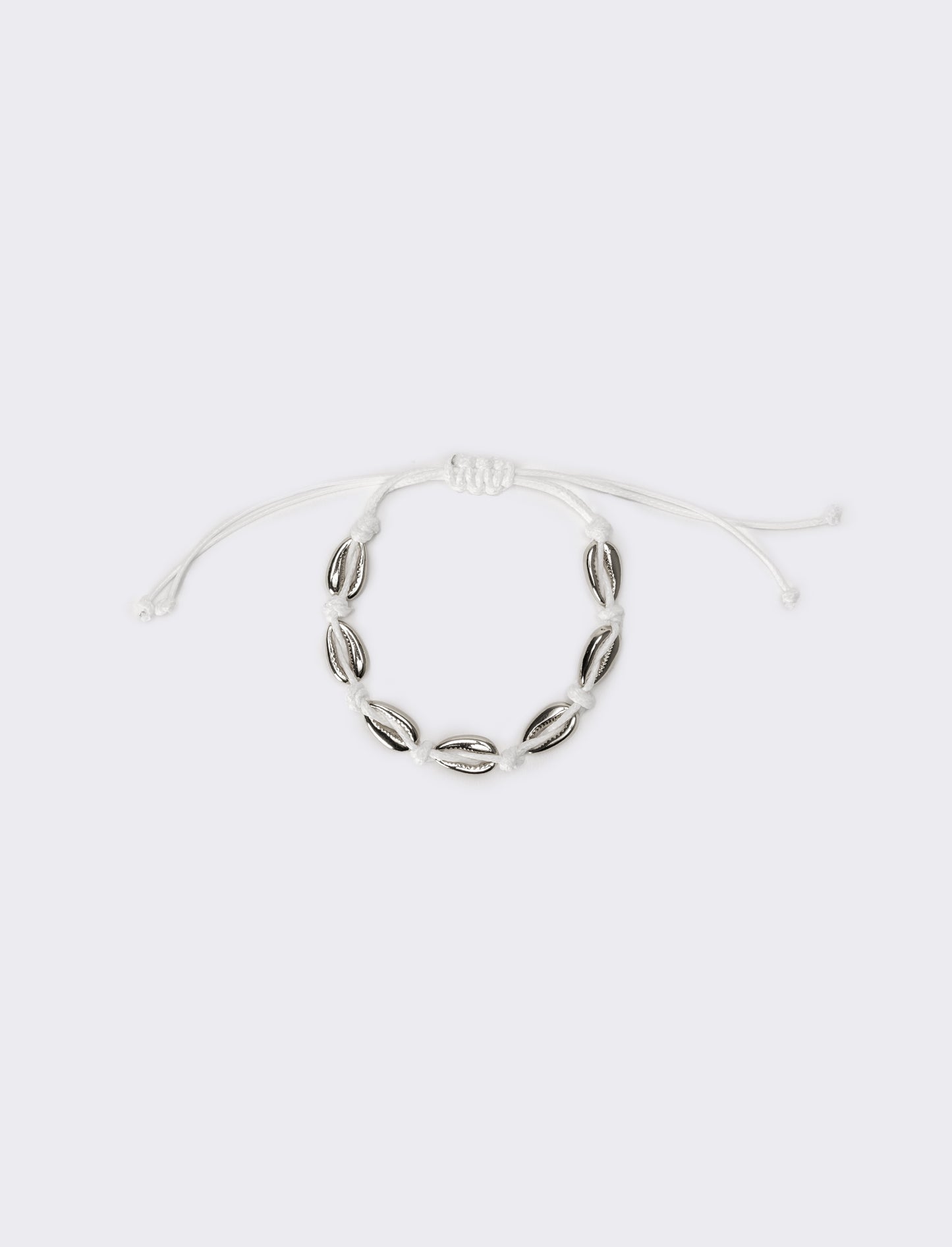 Cavigliera donna con conchiglia - Argento