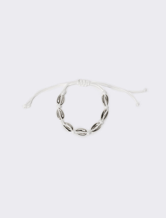 Cavigliera donna con conchiglia - Argento