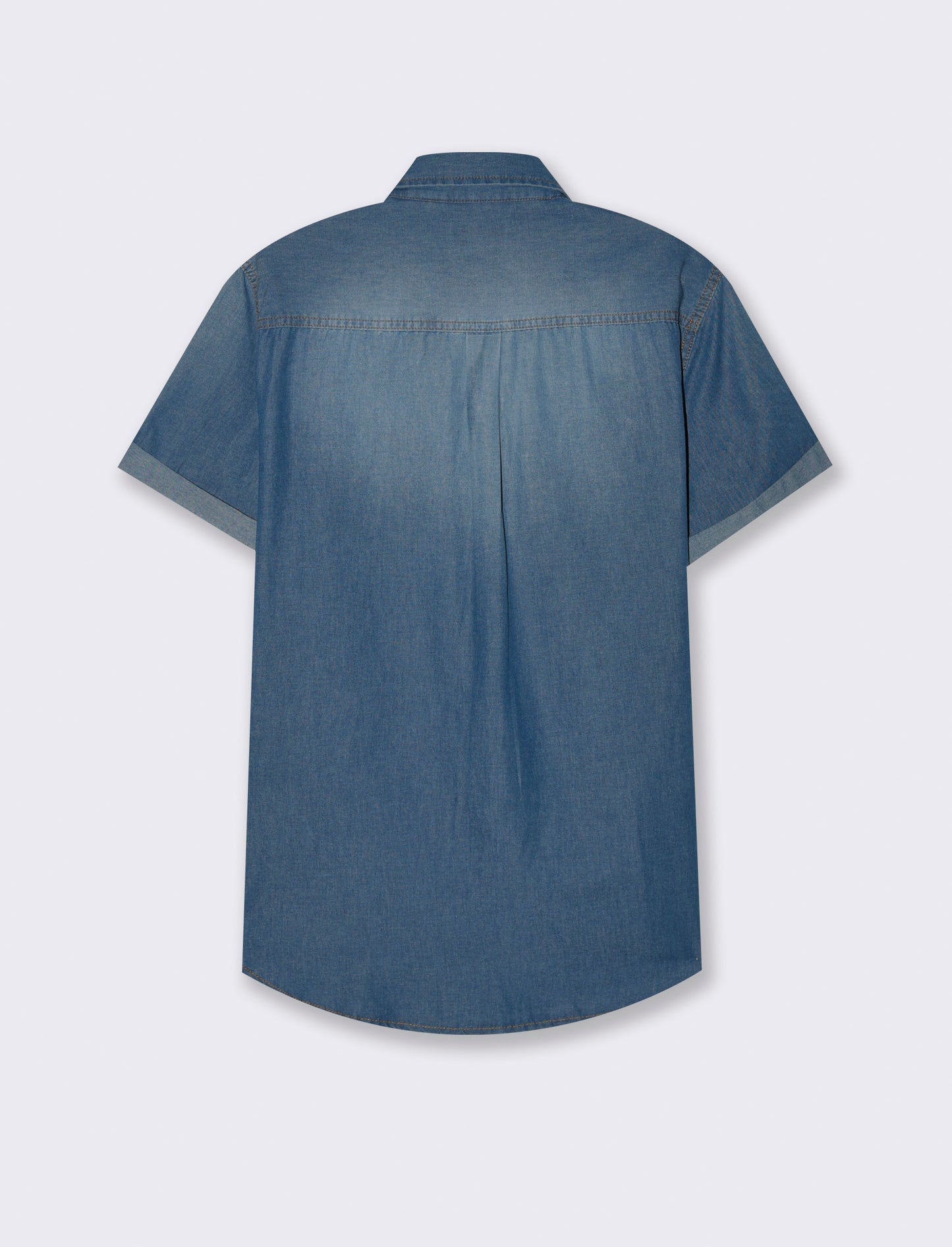 Camicia in denim leggero da uomo - Denim