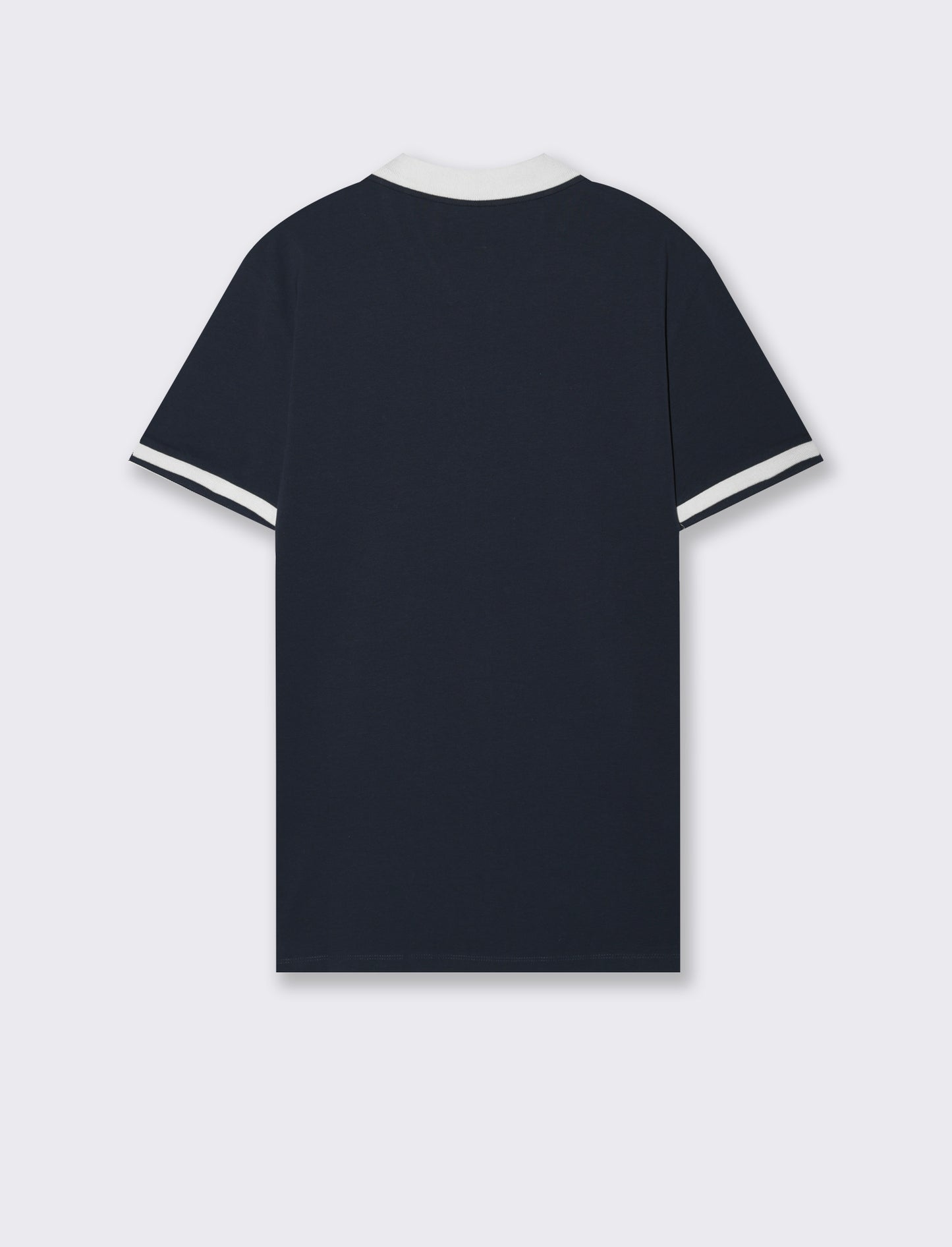 Man's derby collar polo shirt - Blue