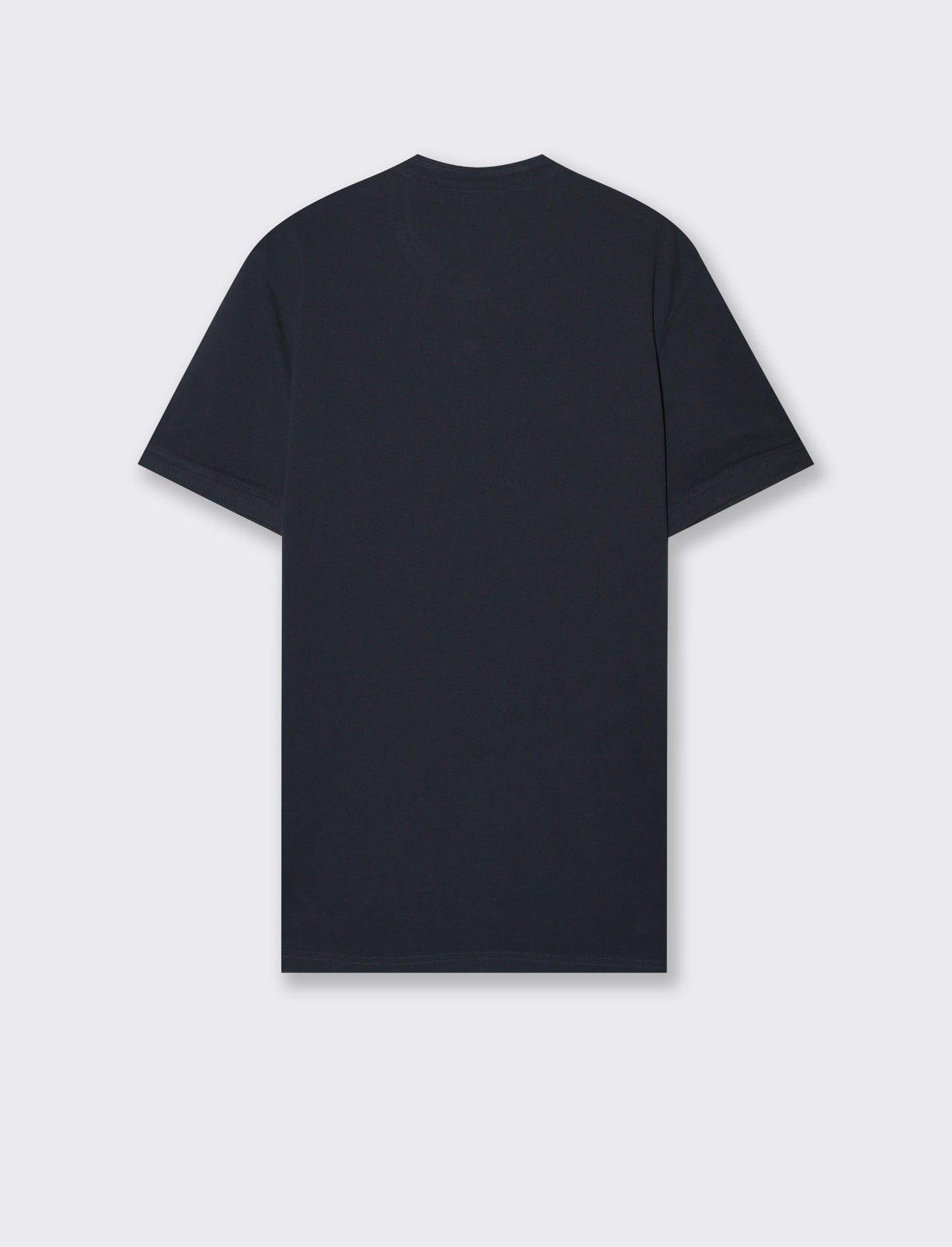 Polo coreana in piquet da uomo - Blu