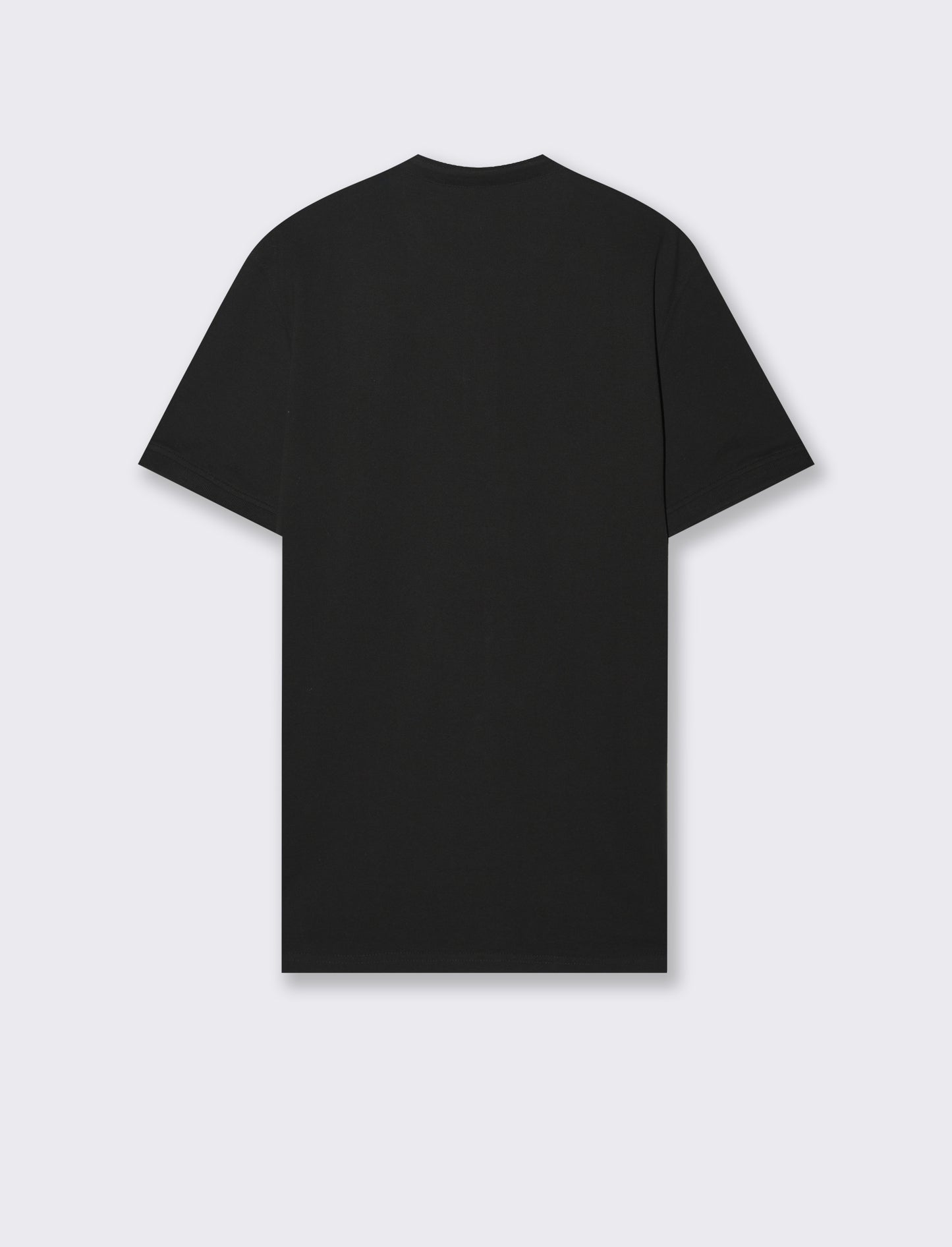 Polo coreana in piquet da uomo - Nero