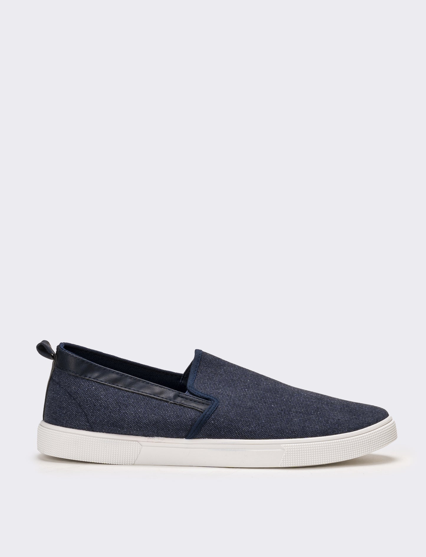 Slip-on da uomo in canvas - Blu