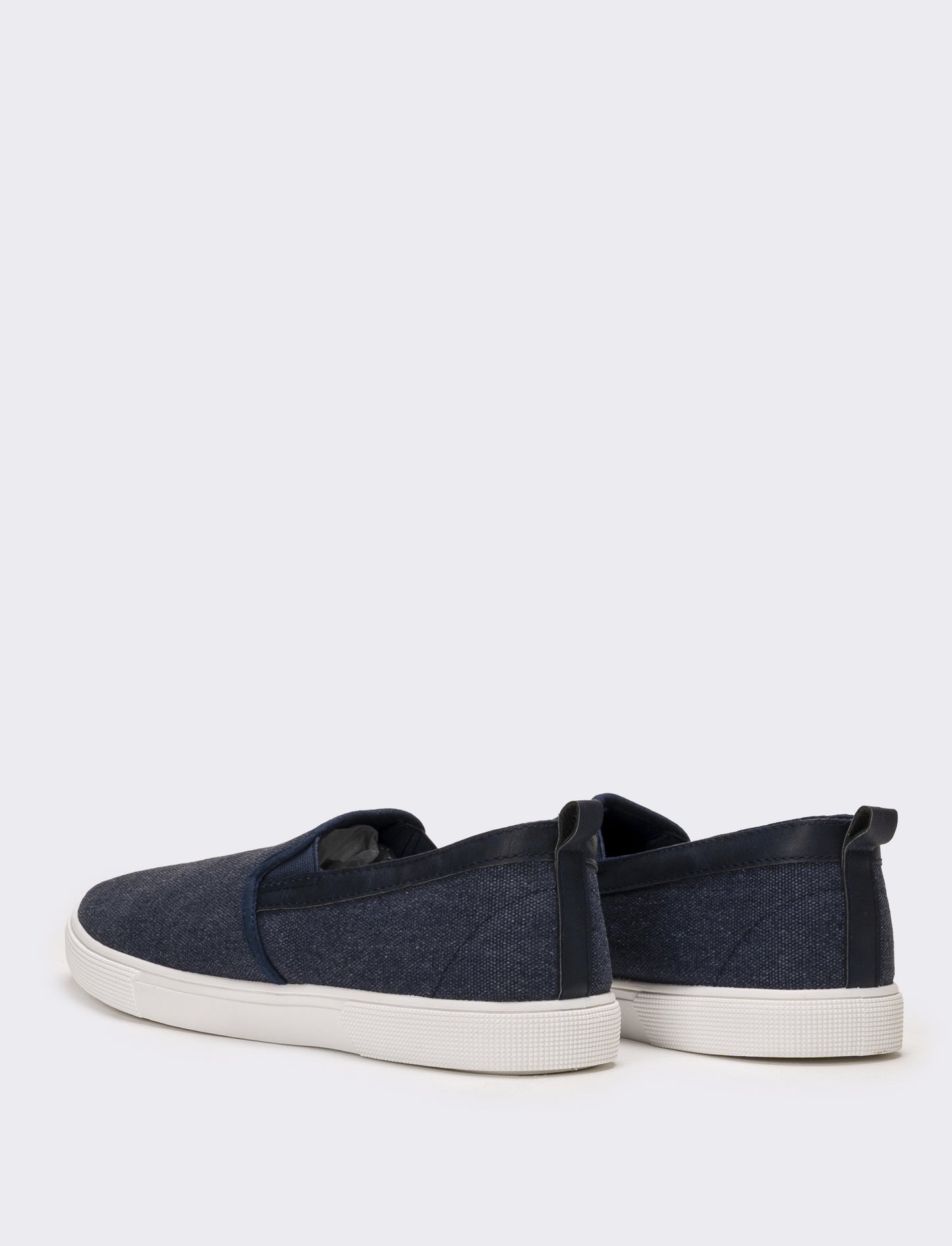 Slip-on da uomo in canvas - Blu