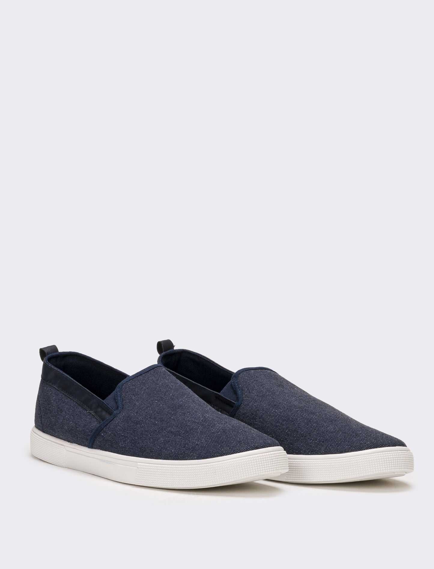 Slip-on da uomo in canvas - Blu