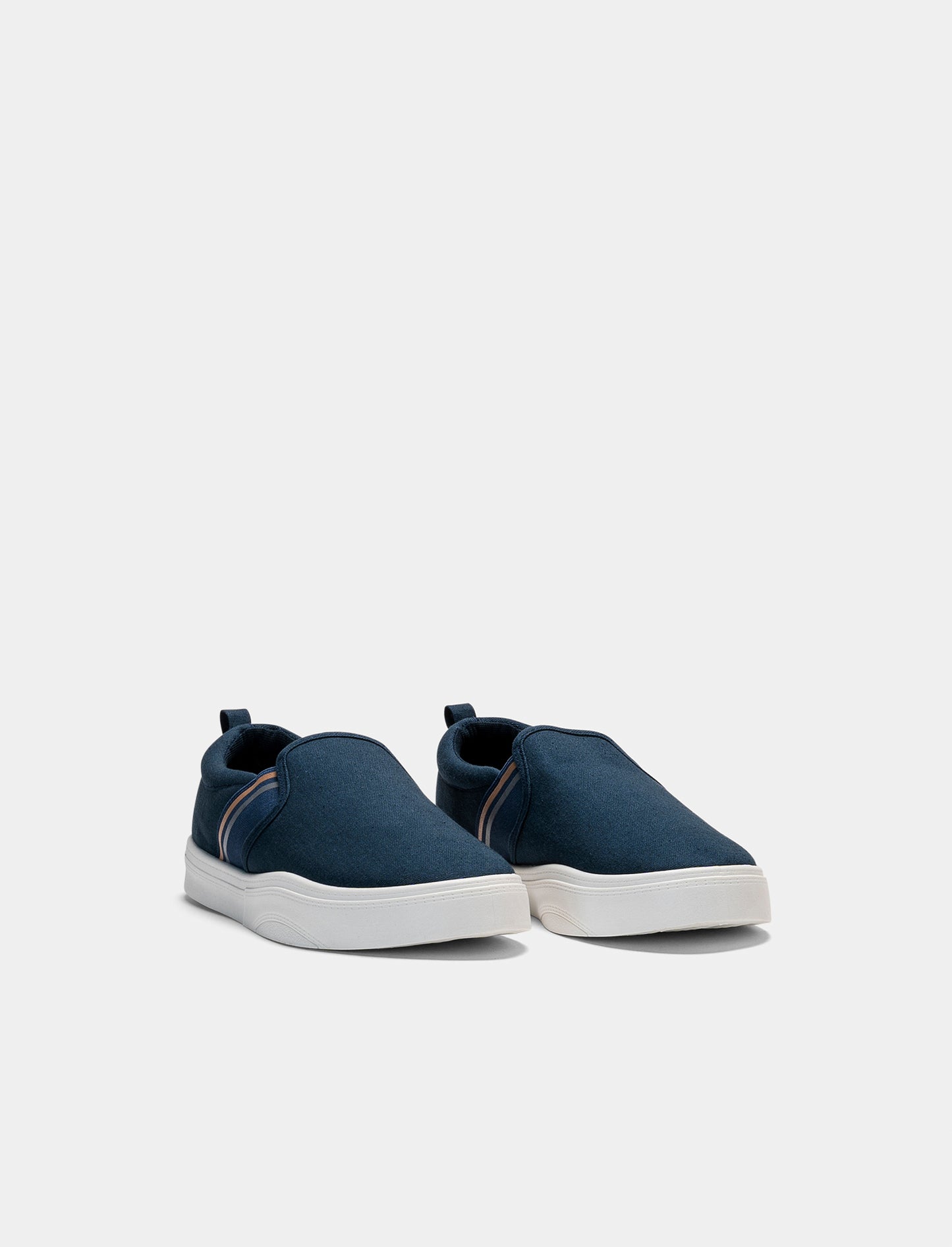 Slip-on da uomo in tela - Blu