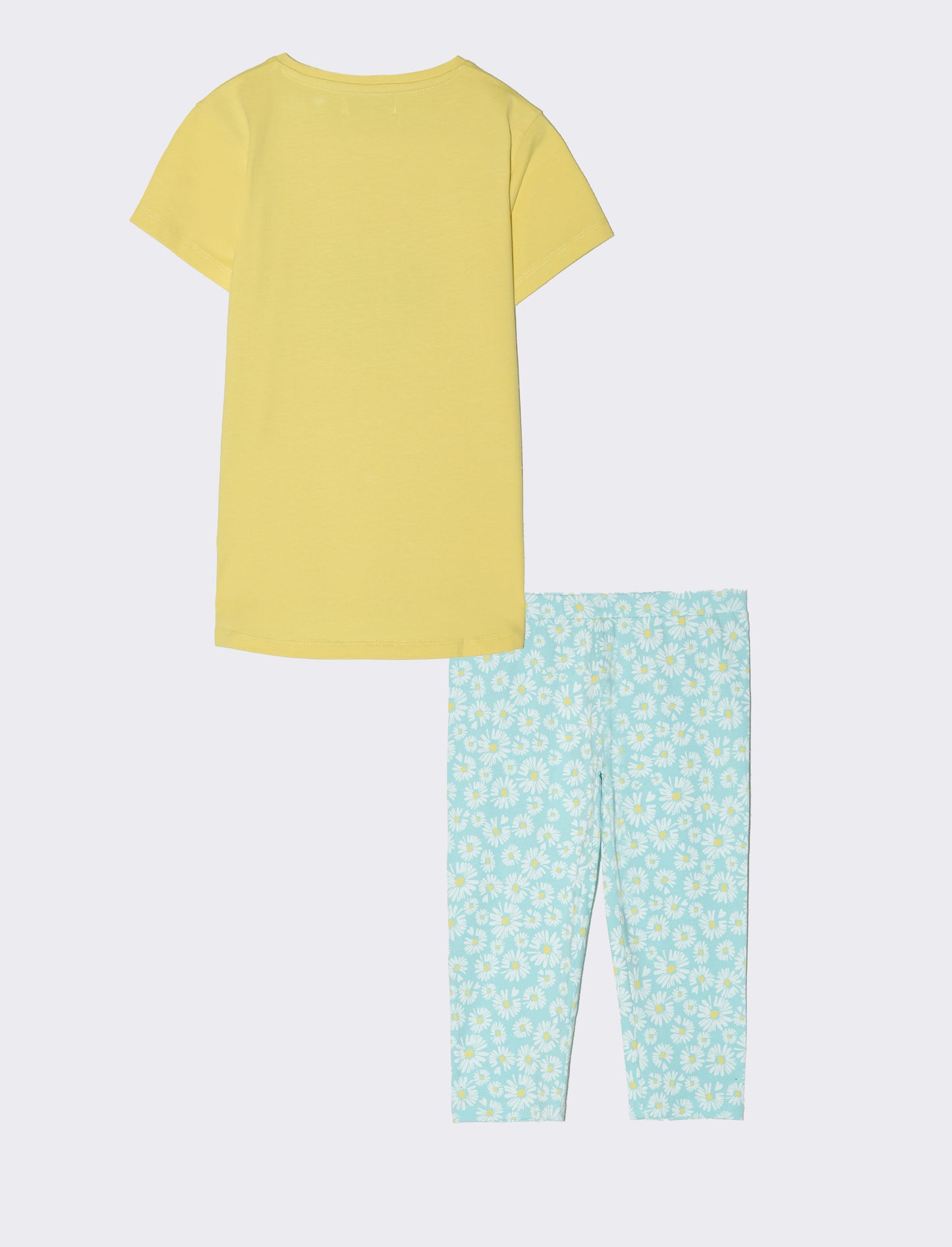 Completo con t-shirt e leggings da bambina - Fantasia