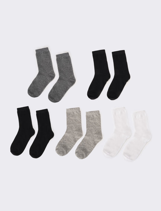Calzini bambino set 5 paia - Grigio