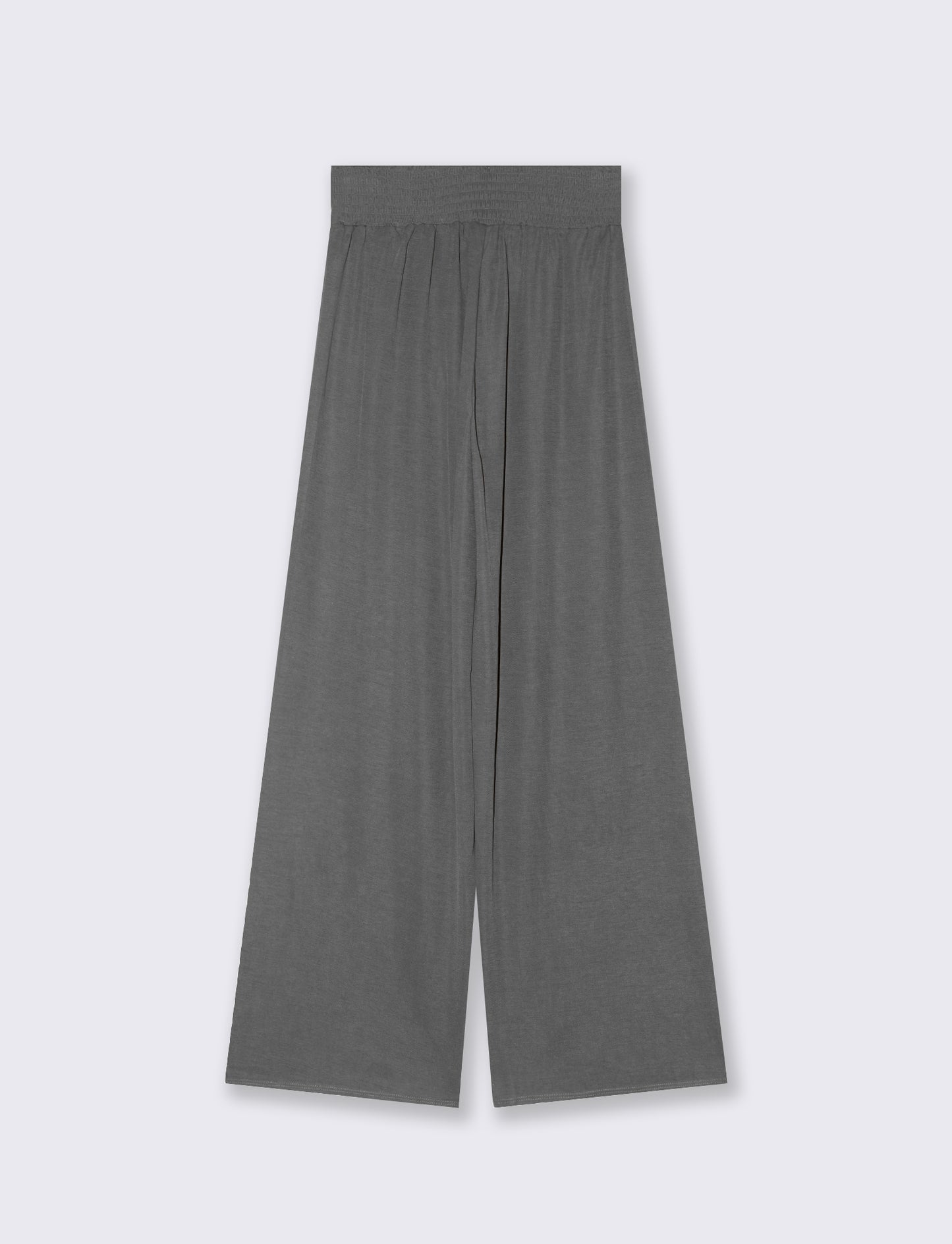 Jogger gamba larga da donna - Grigio piombo