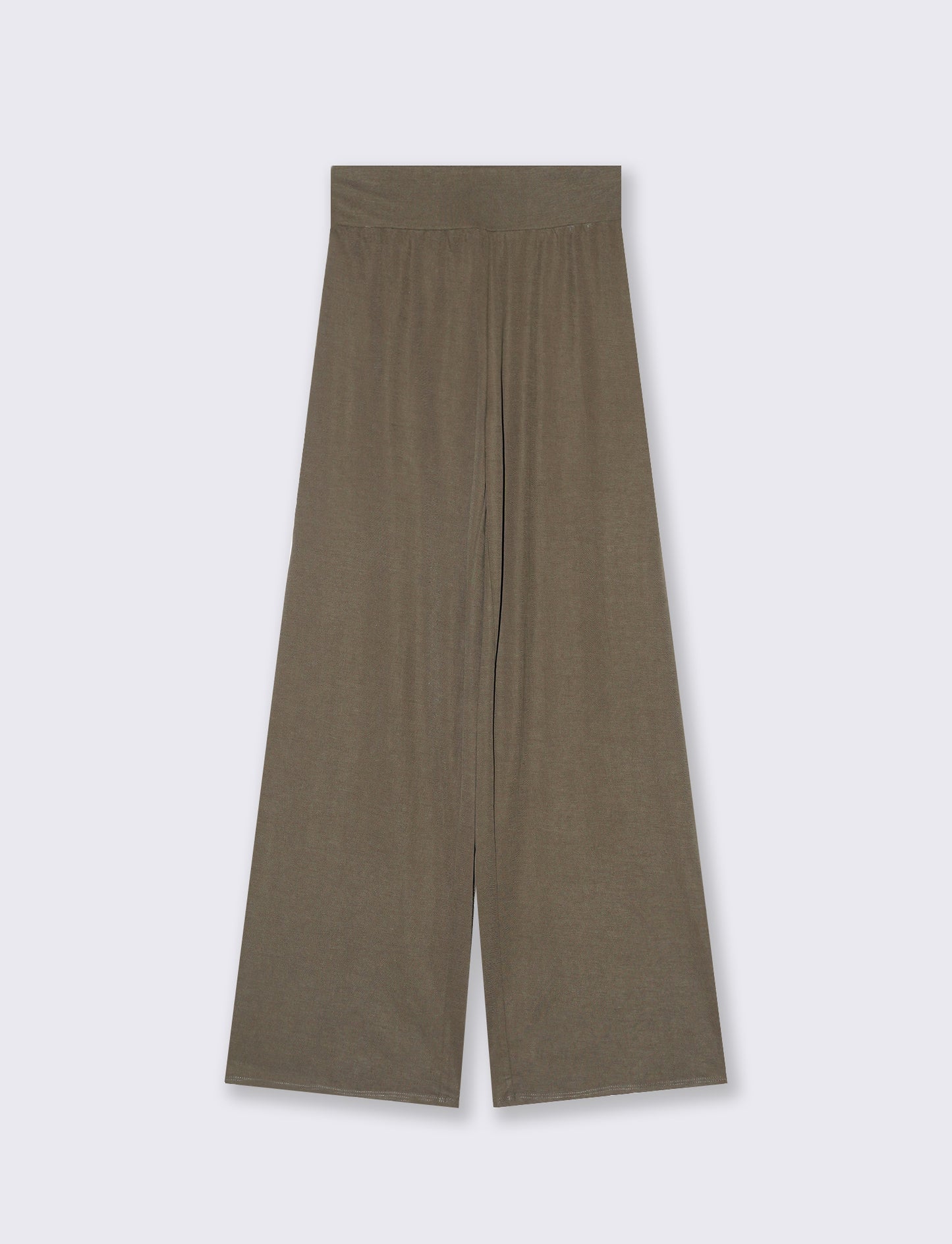 Jogger gamba larga da donna - Verde salvia