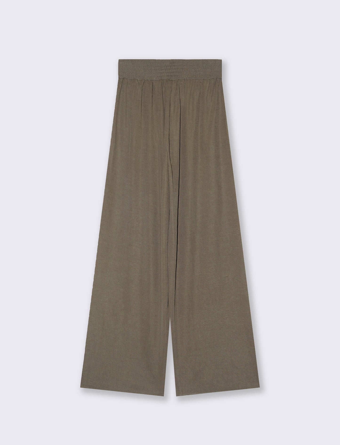 Jogger gamba larga da donna - Verde salvia