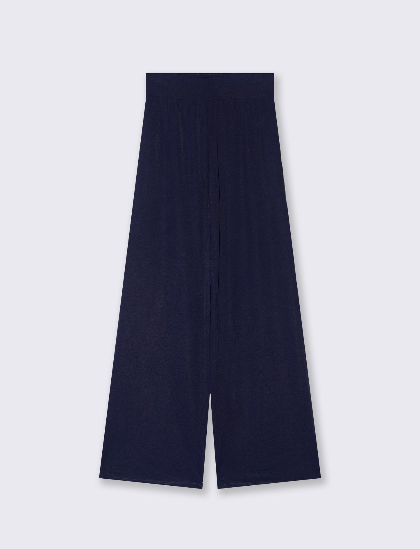 Jogger gamba larga da donna - Blu
