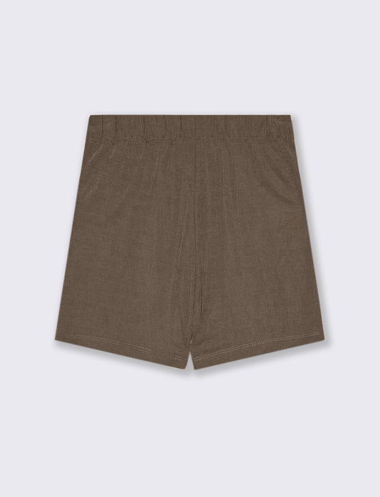 Short con pannello da donna - Verde salvia