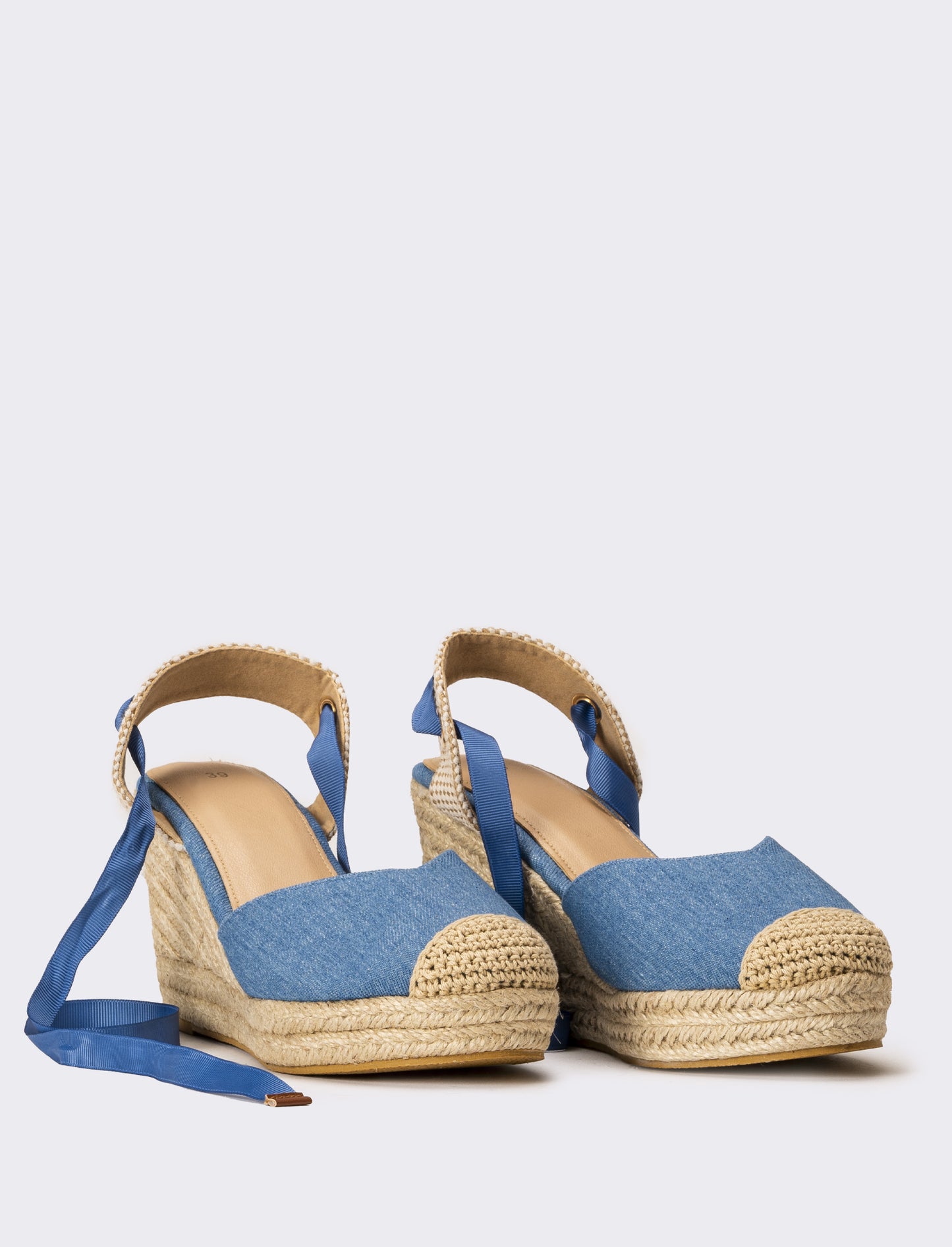 Sandalo Espadrillas in denim da donna - Jeans