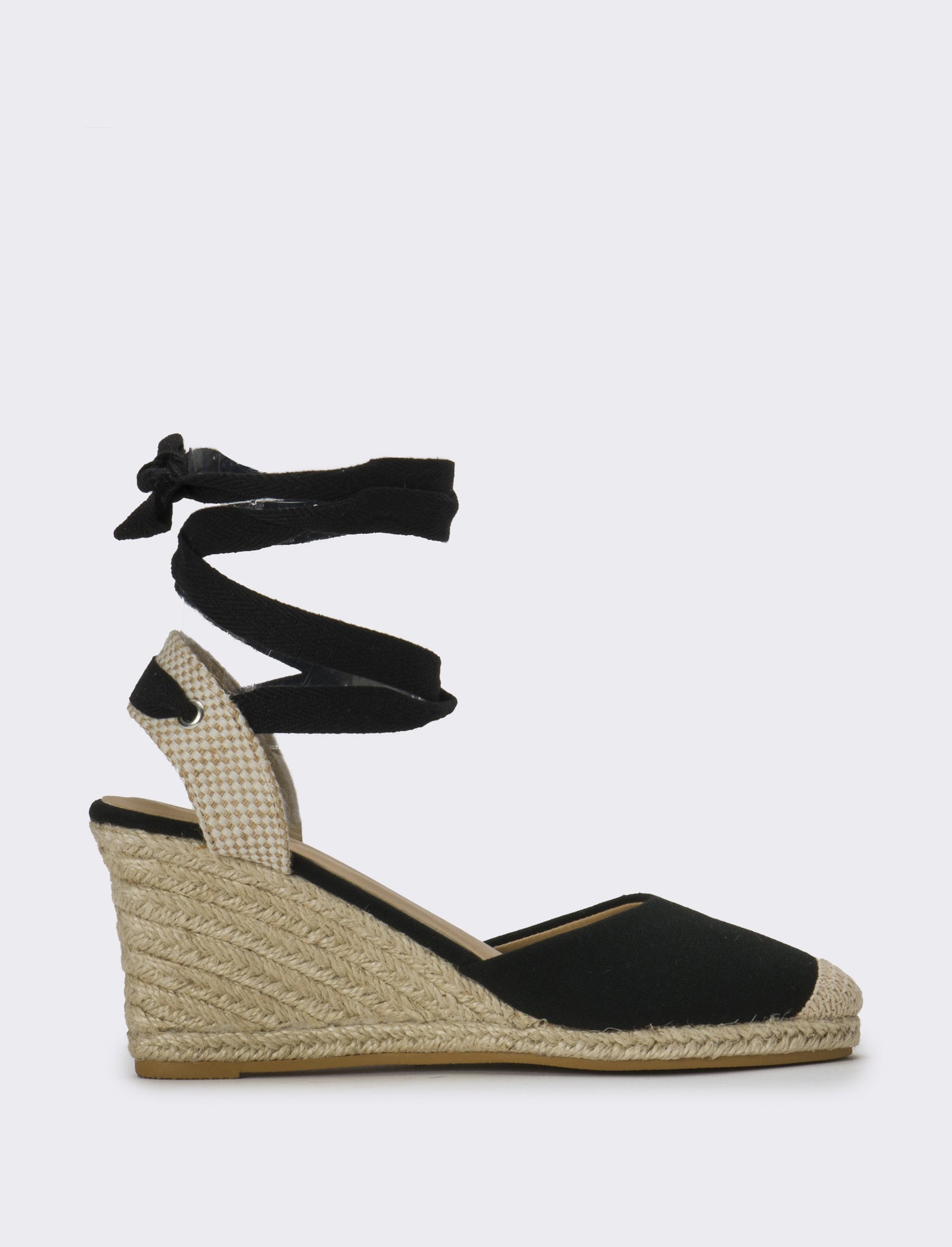 Sandalo Espadrillas da donna - Nero