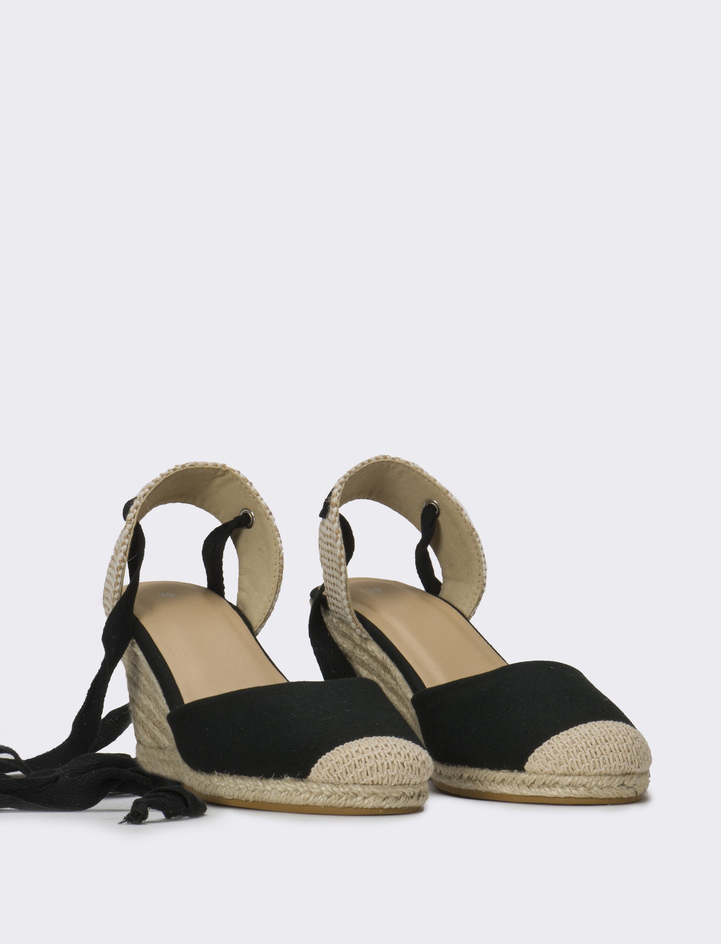 Sandalo Espadrillas da donna - Nero