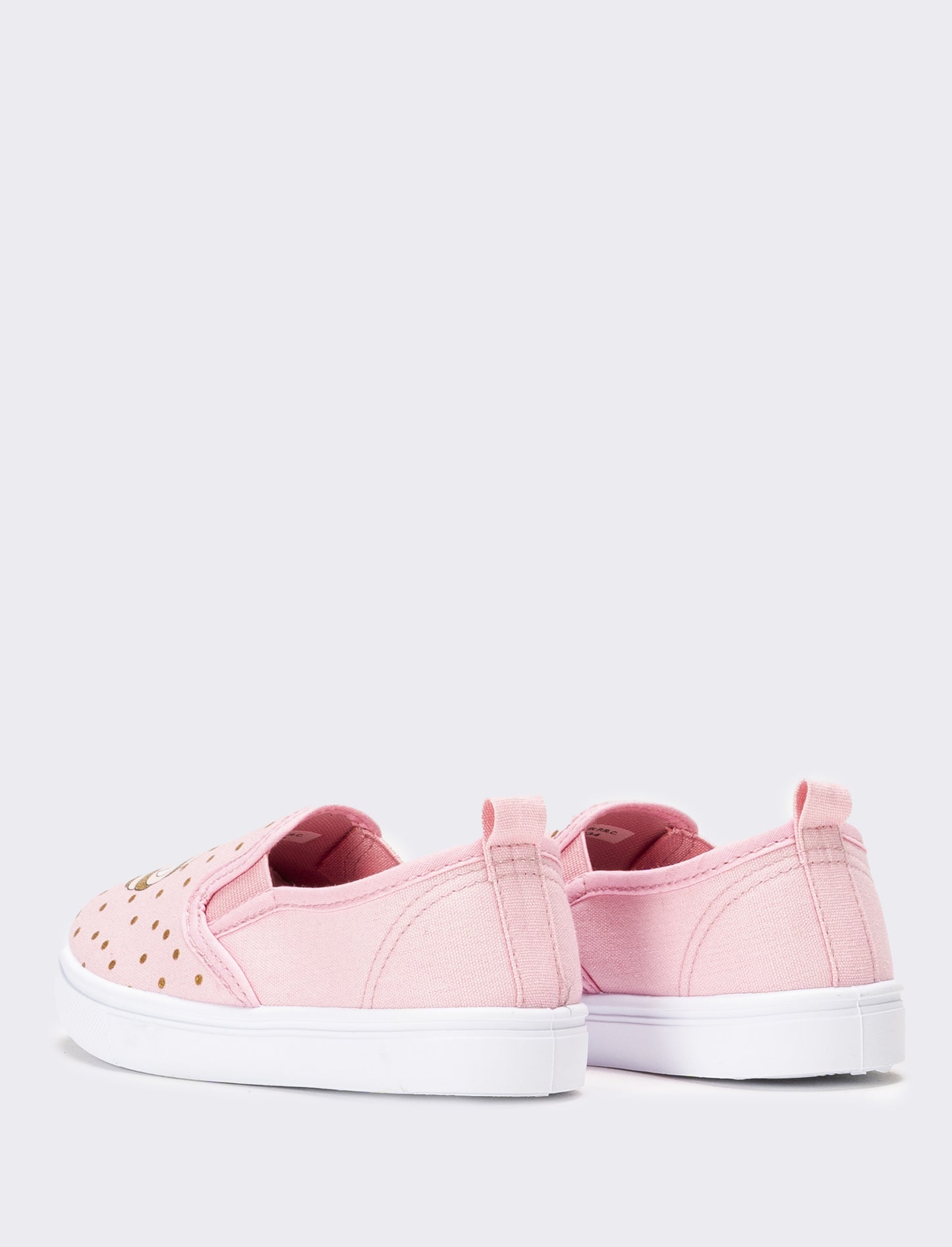 Slip-on in canvas da bambina - Rosa