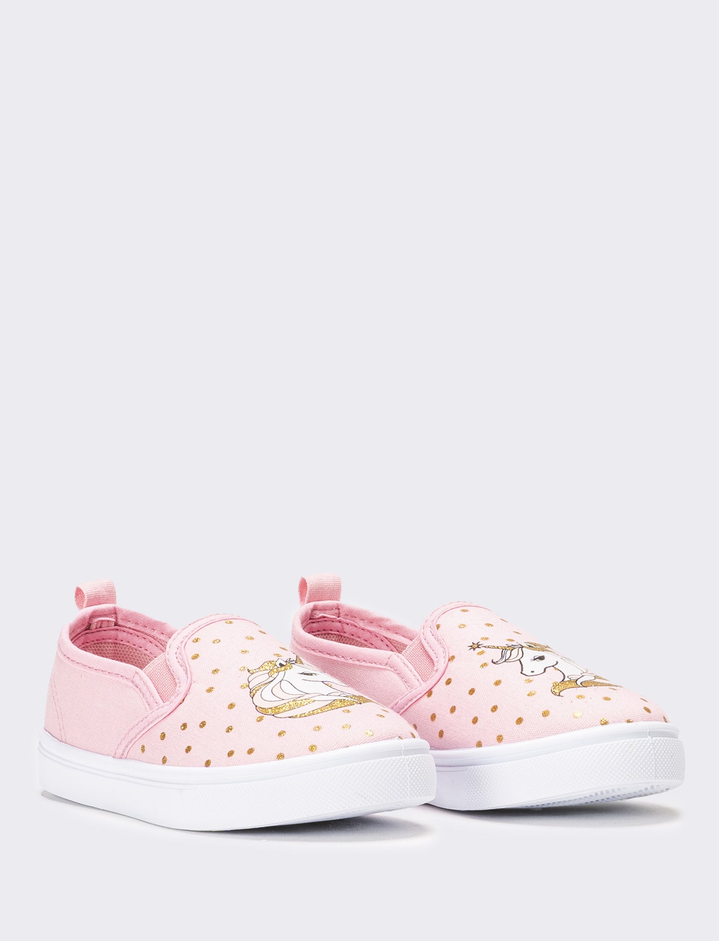 Slip-on in canvas da bambina - Rosa