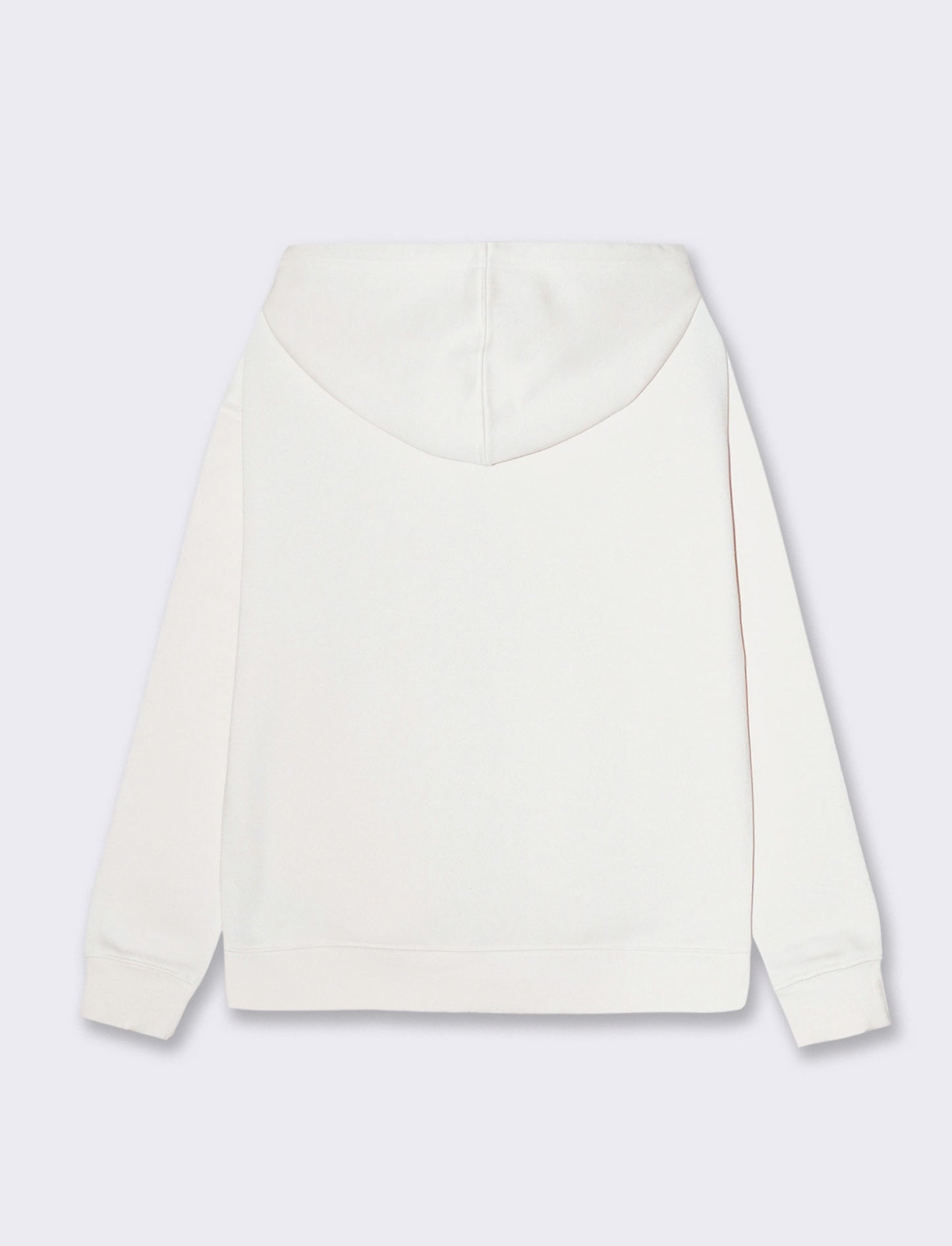 Felpa con cappuccio e zip da donna - Avorio