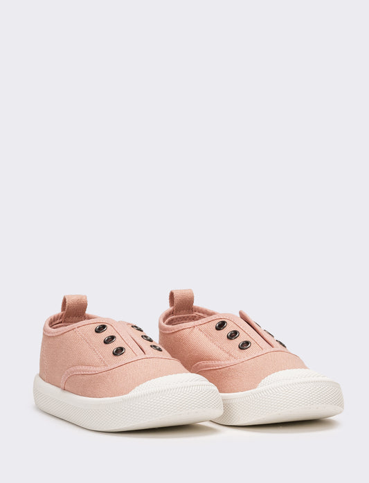 Scarpa da bambina in canvas - Rosa