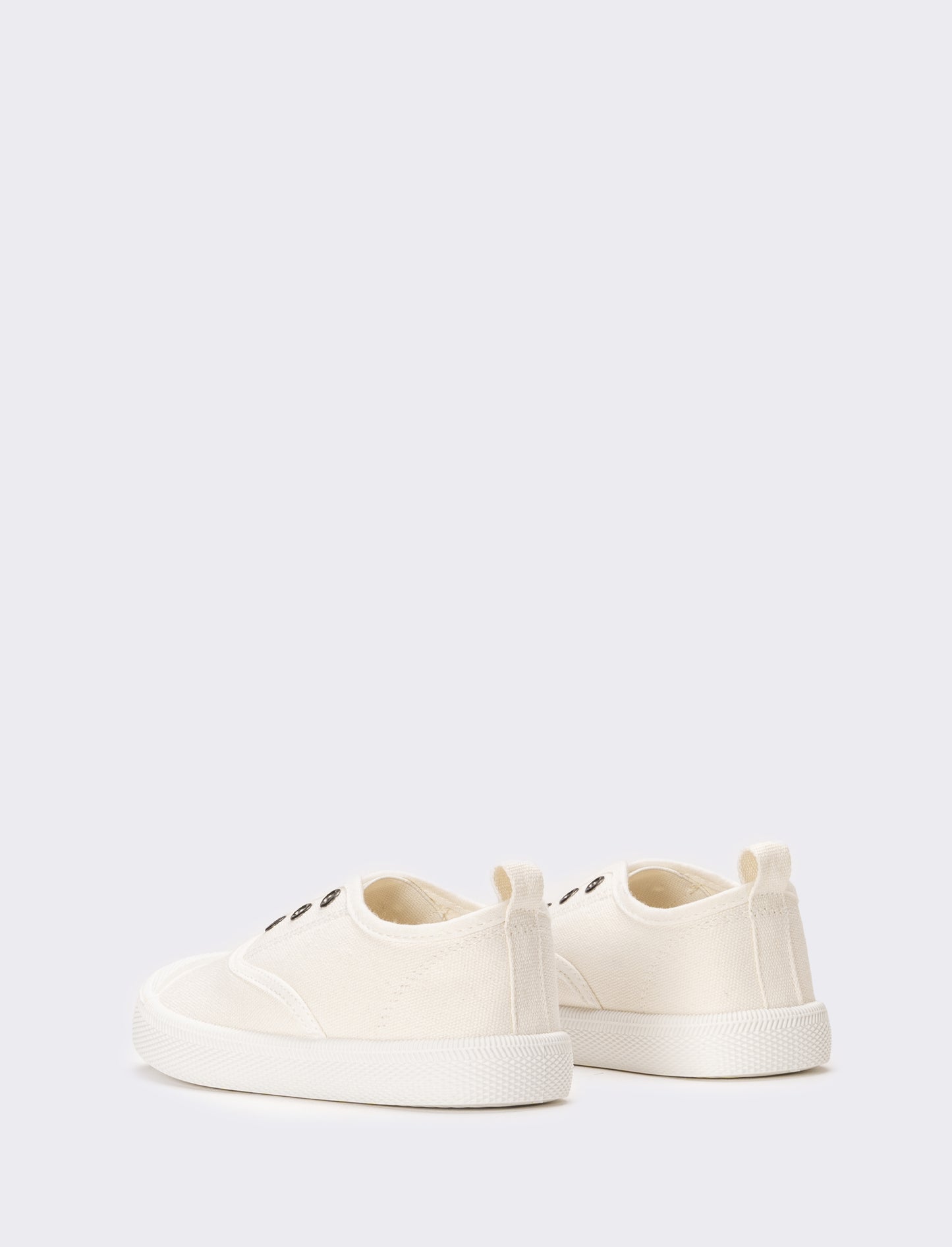 Scarpa da bambina in canvas - Bianco
