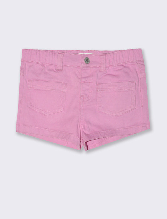 Short con tasche da neonata - Rosa