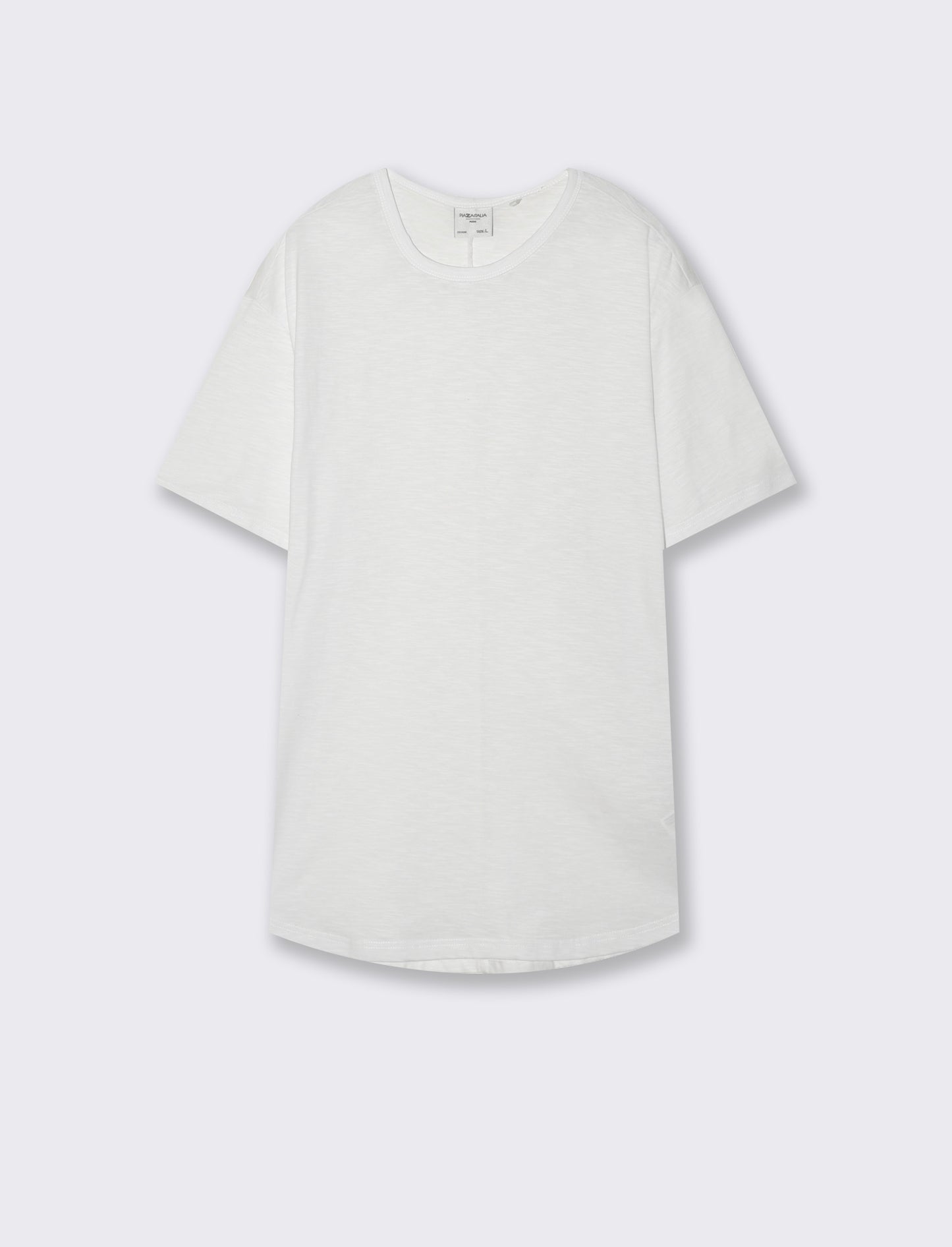 T-shirt con coulisse da uomo - Bianco