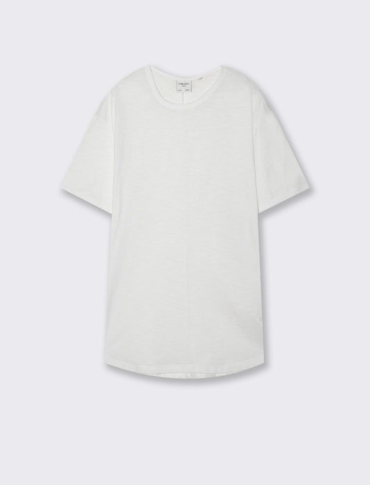 T-shirt con coulisse da uomo - Bianco