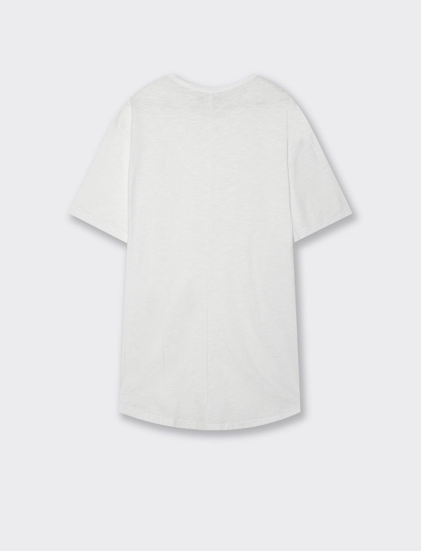 T-shirt con coulisse da uomo - Bianco