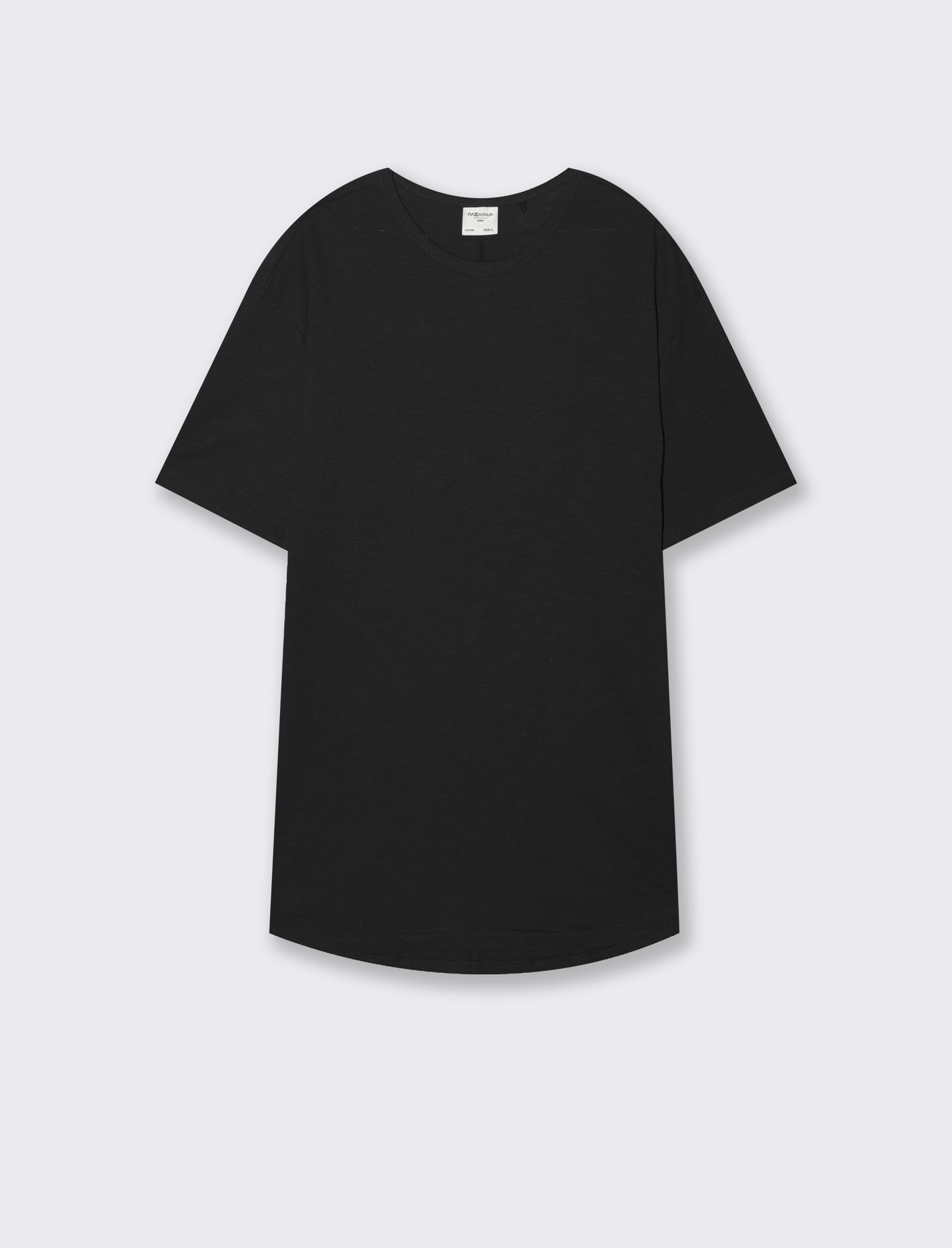 Man's drawstring t-shirt for casual style - Black
