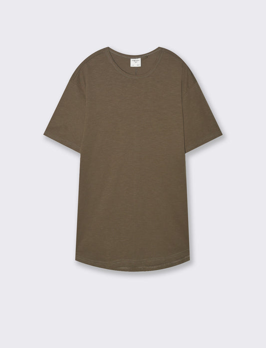 Man's drawstring t-shirt for casual style - Green