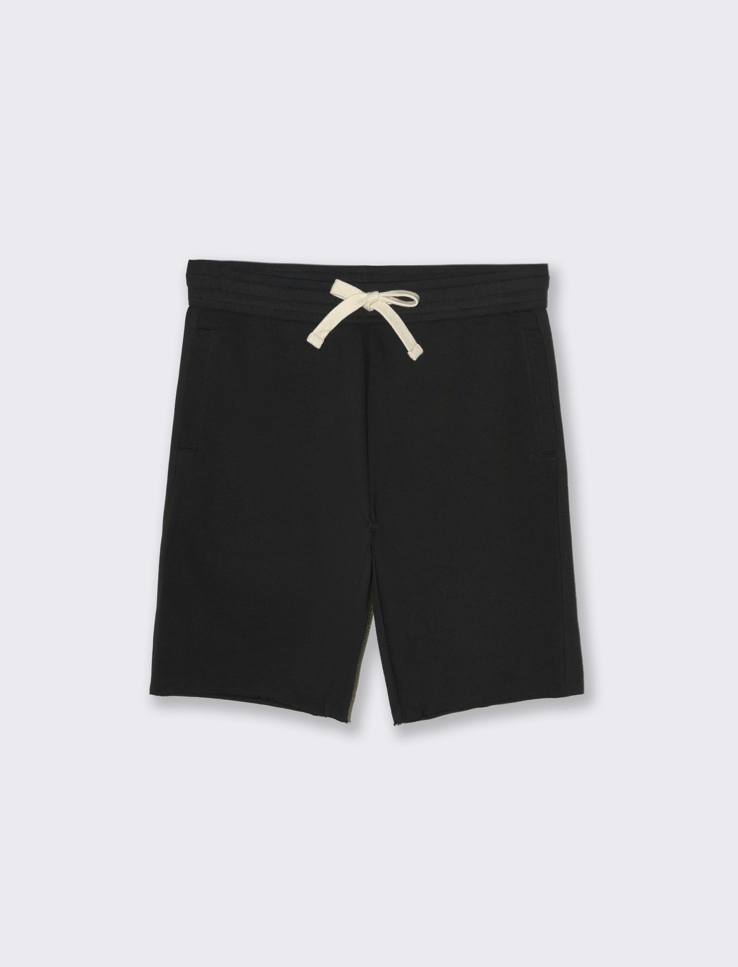 T-shirt con coulisse da uomo - Nero