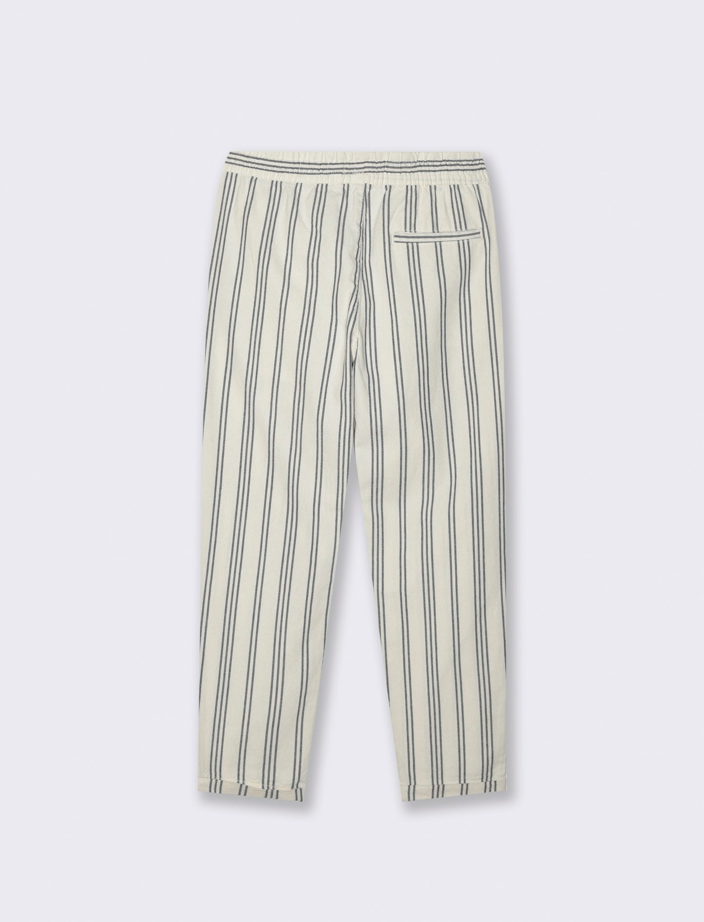 Pantaloni jogger a righe da uomo - Beige ecru