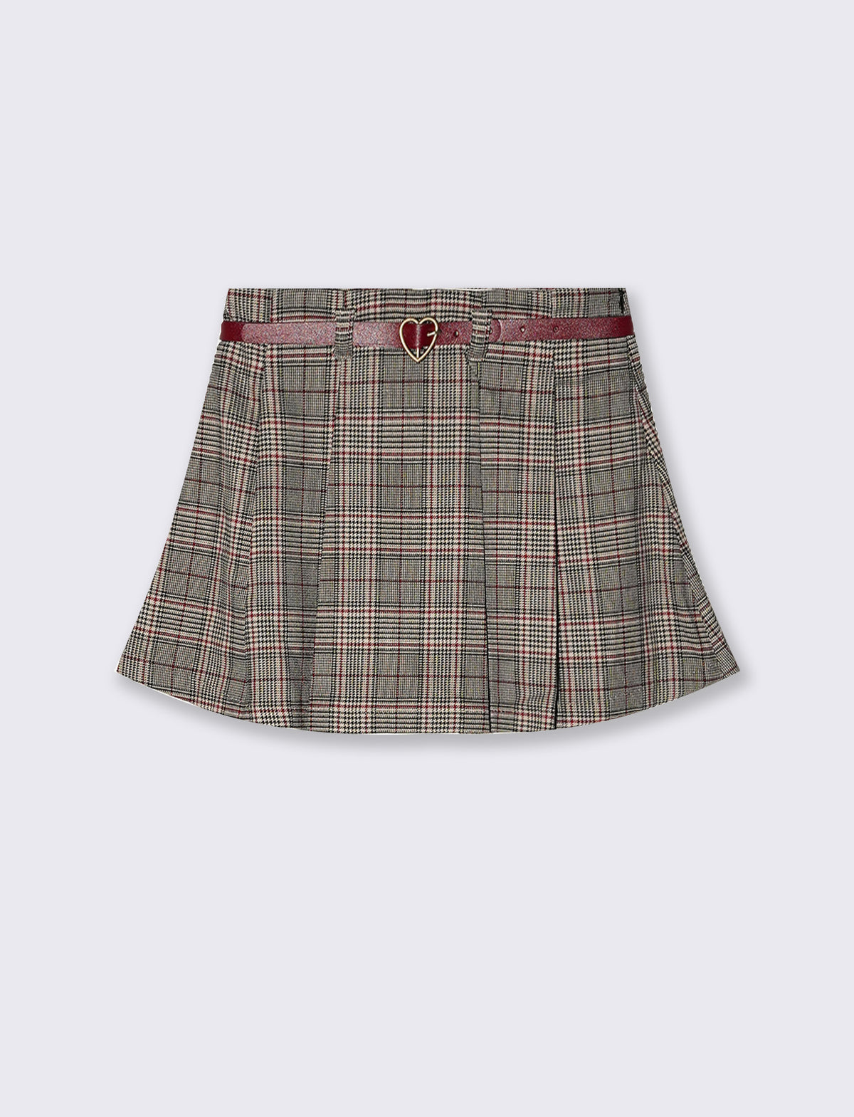 Pleated tartan skirt for girls - Pattern