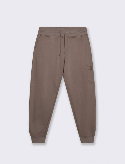 Pantaloni jogger in felpa con tasche - Grigio