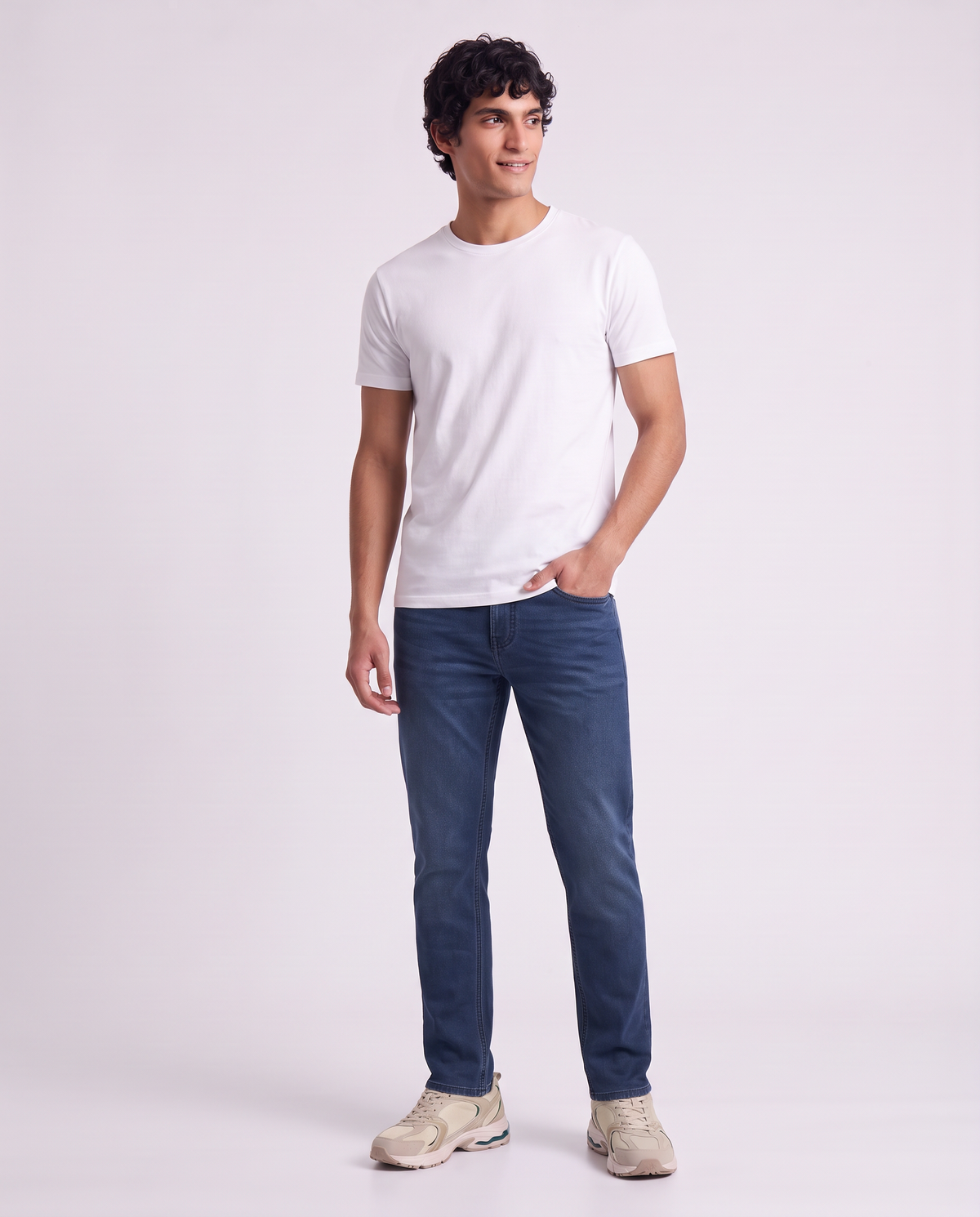 Jeans Slim Fit Blu Scuro Super Confort - DENIM SCURO